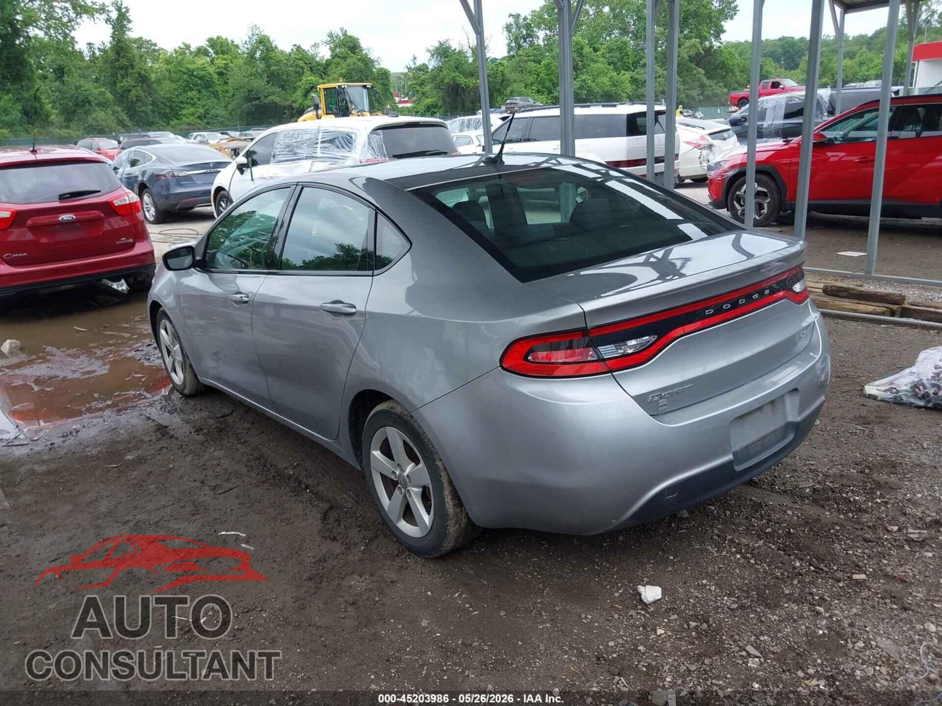 DODGE DART 2015 - 1C3CDFBB6FD390496