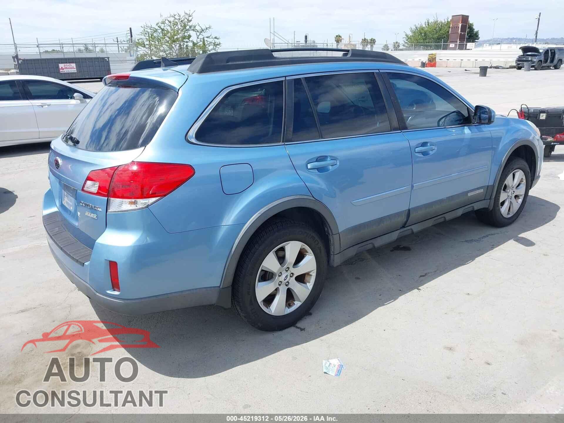 SUBARU OUTBACK 2012 - 4S4BRBLC5C3213928