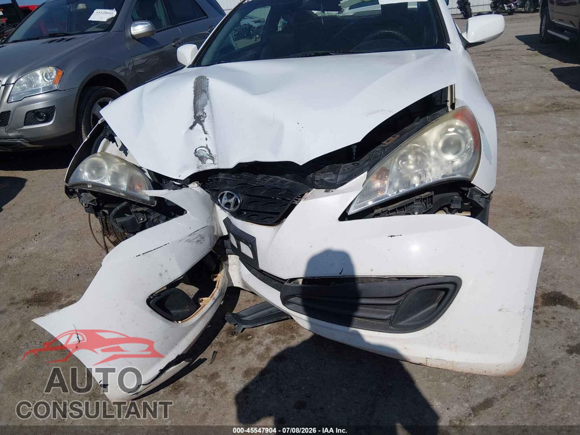 HYUNDAI GENESIS 2012 - KMHHT6KD9CU078525