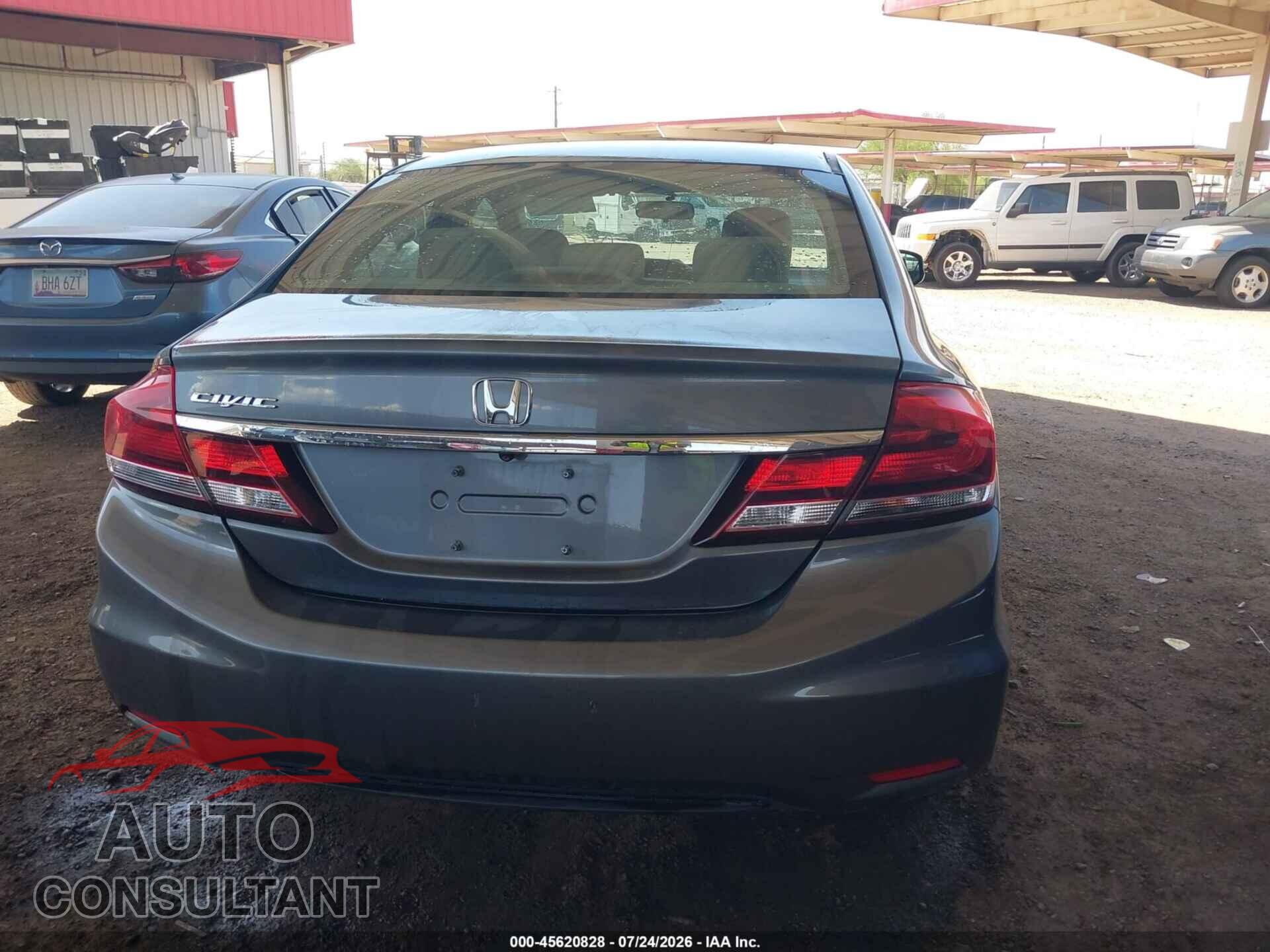 HONDA CIVIC 2013 - 19XFB2F52DE229778