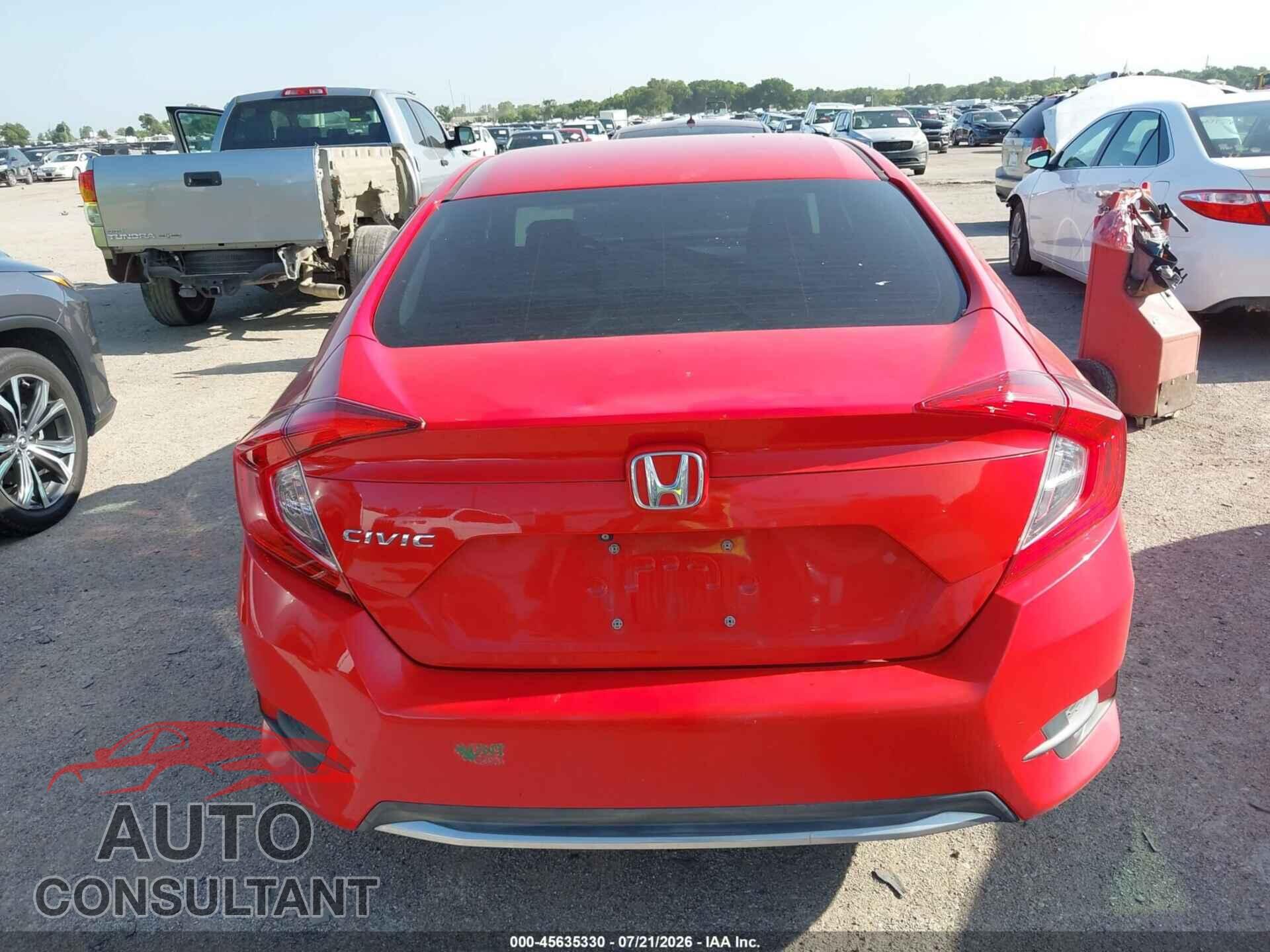 HONDA CIVIC 2019 - 2HGFC2F69KH593611