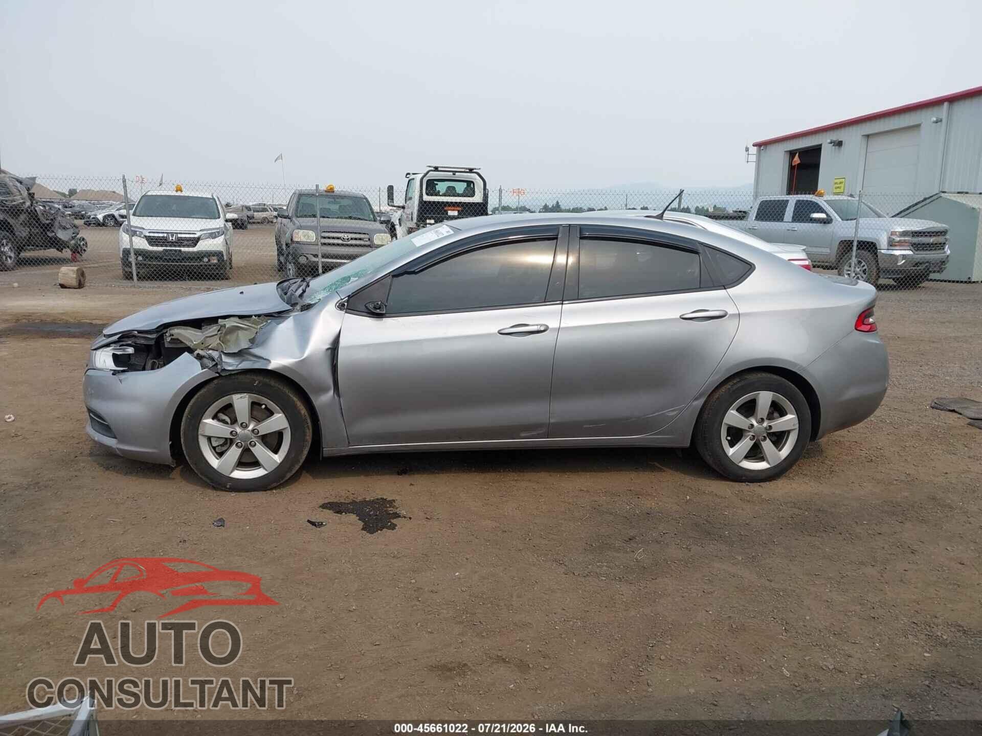 DODGE DART 2016 - 1C3CDFFA7GD821673