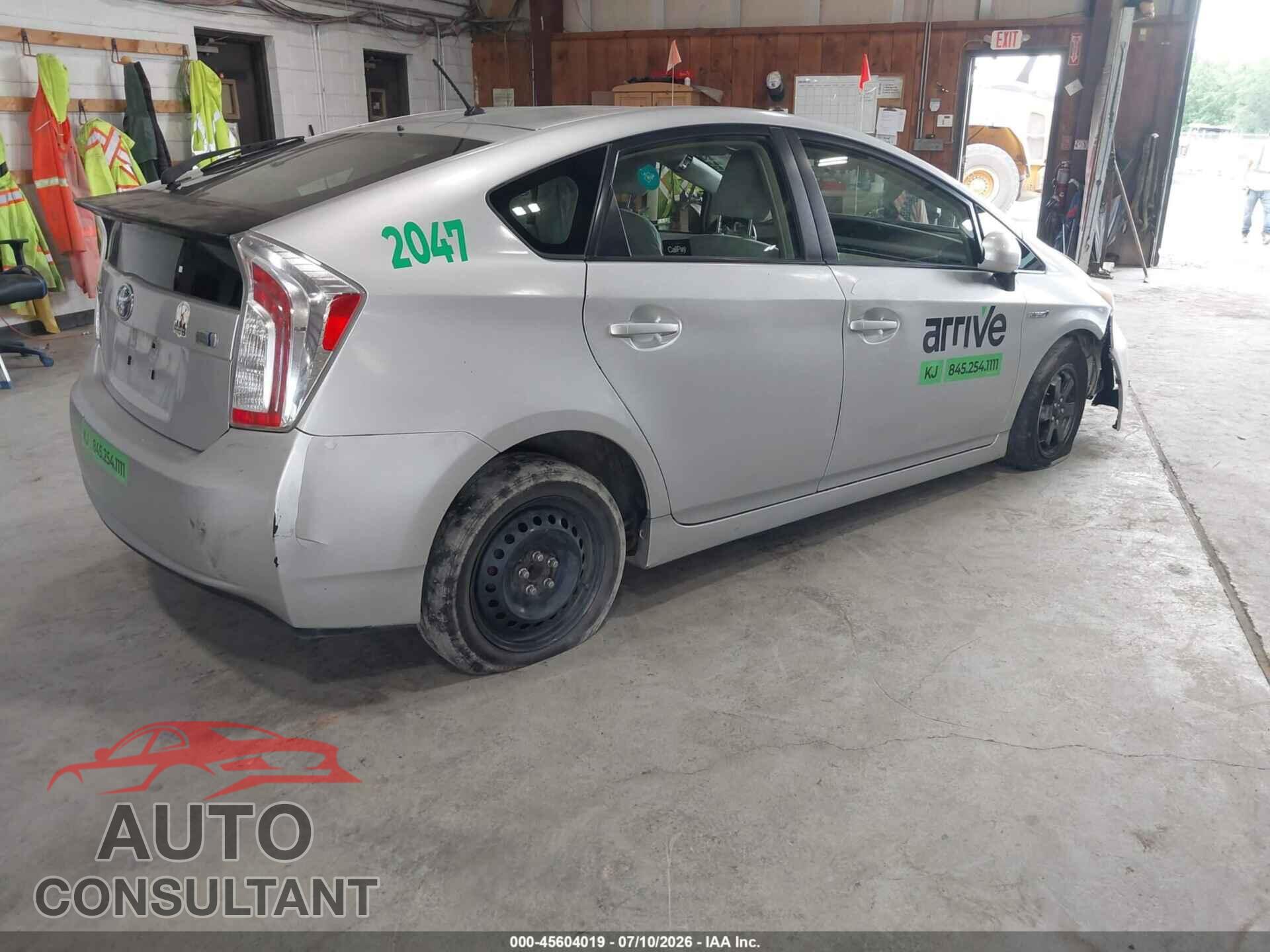 TOYOTA PRIUS 2012 - JTDKN3DU2C5455612