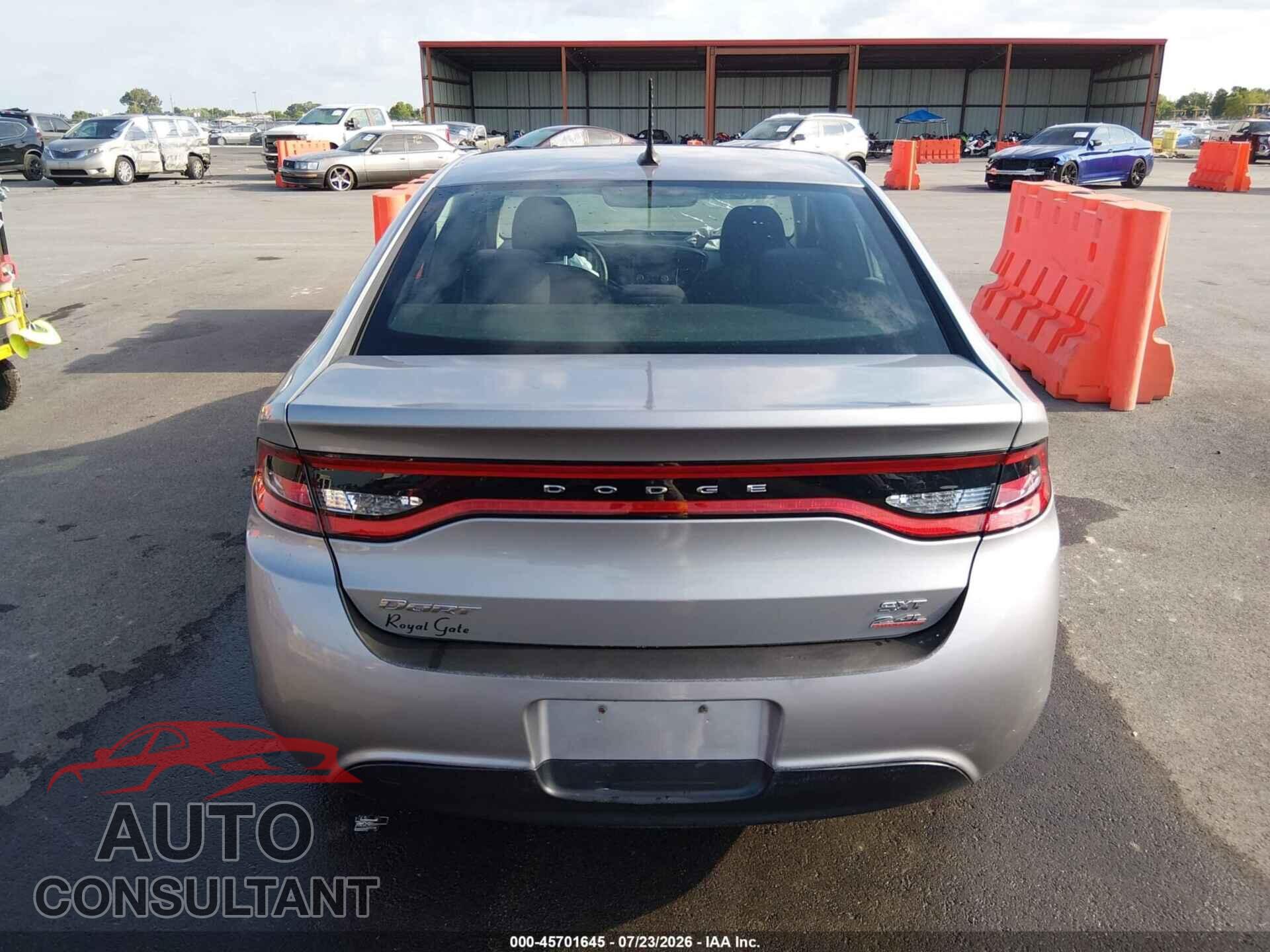 DODGE DART 2014 - 1C3CDFBB3ED768692