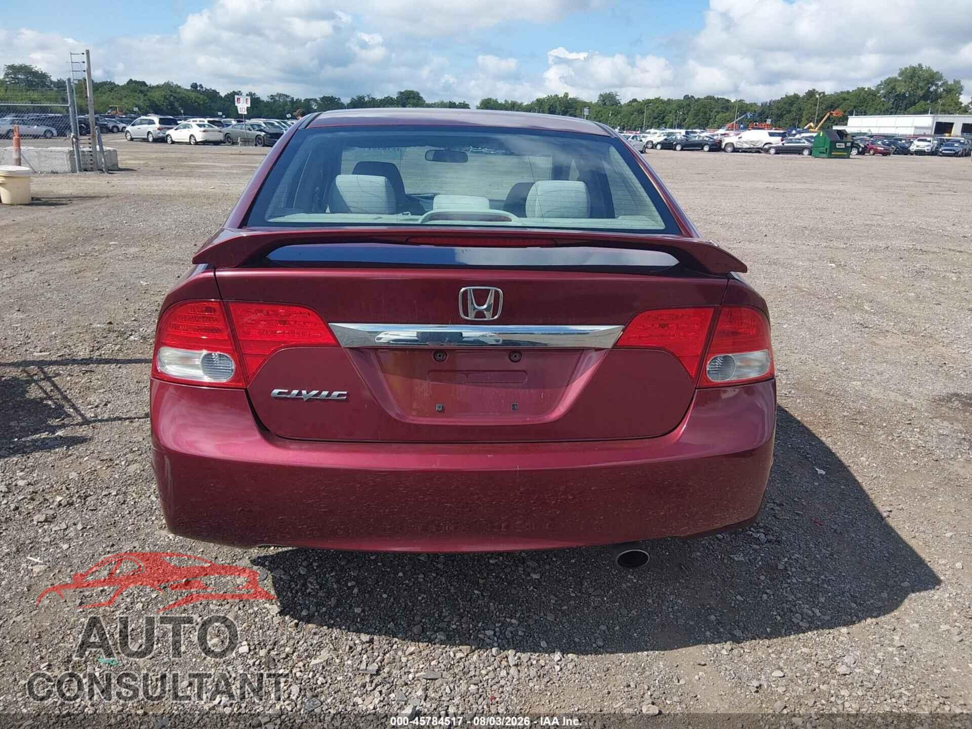 HONDA CIVIC 2010 - 19XFA1F80AE068253