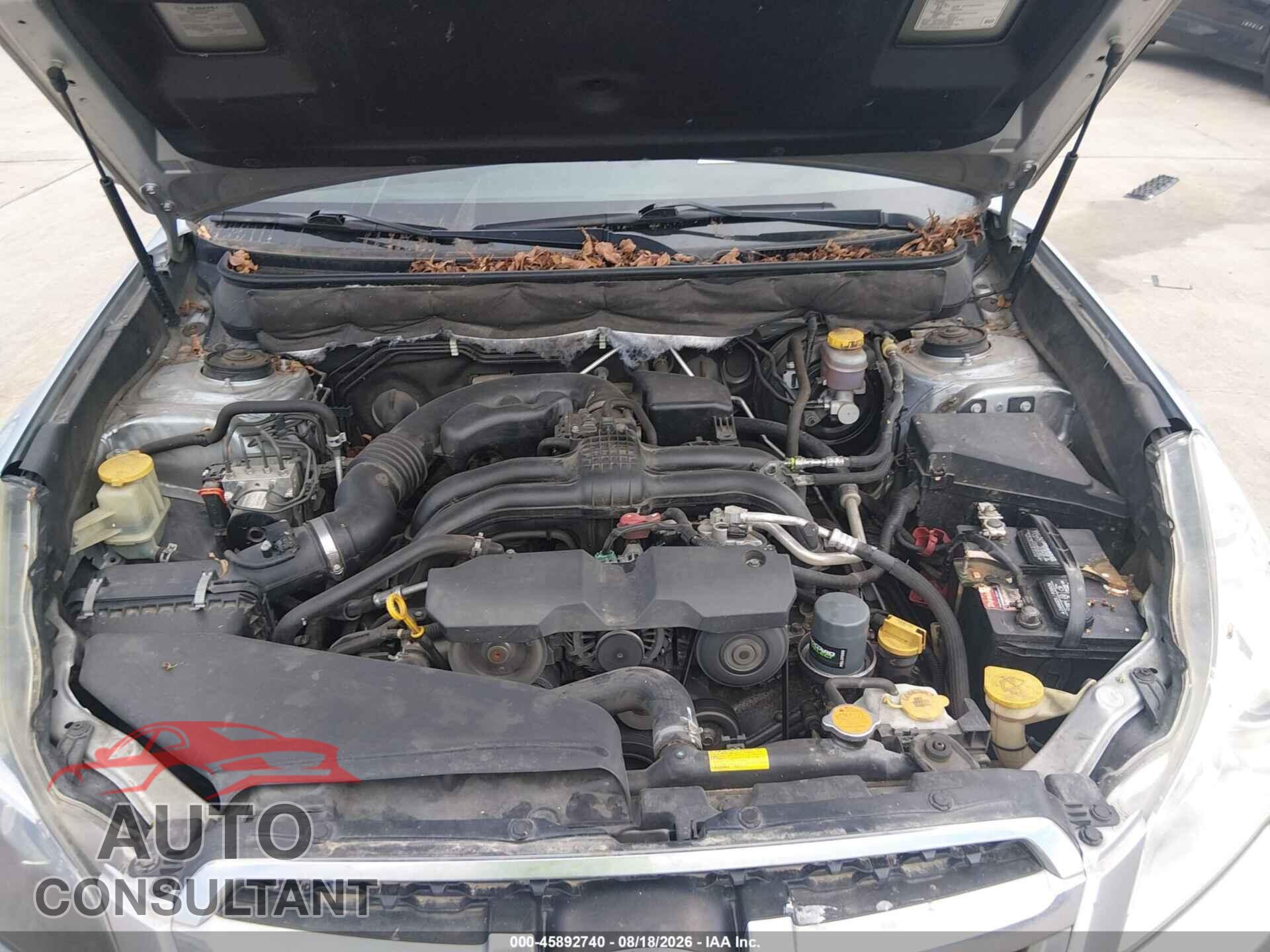 SUBARU LEGACY 2013 - 4S3BMCG64D3014822