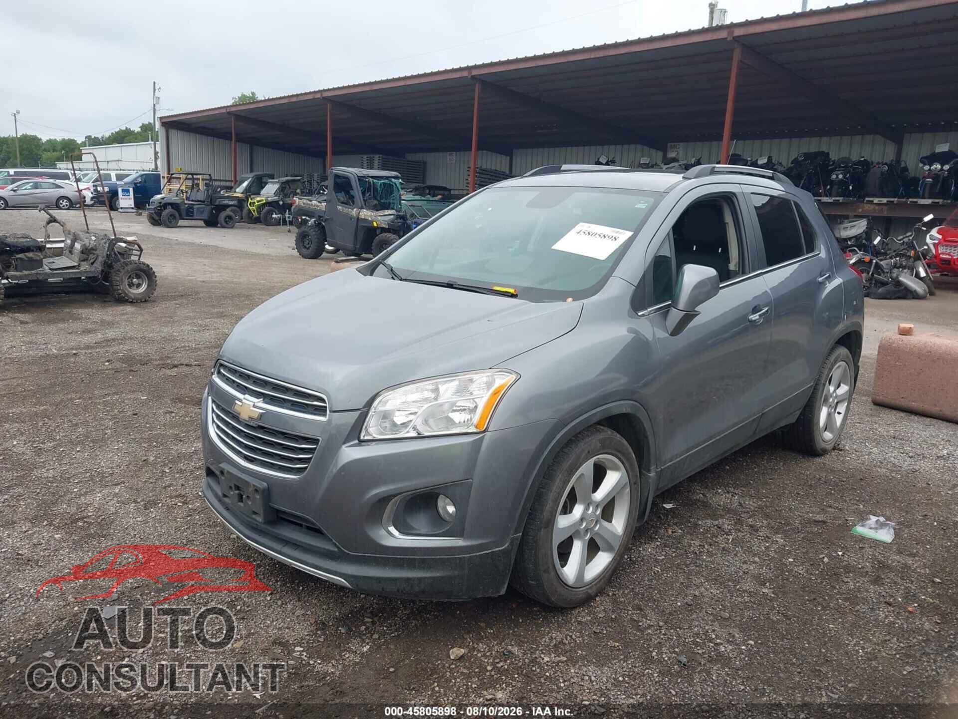 CHEVROLET TRAX 2015 - KL7CJNSB4FB166540