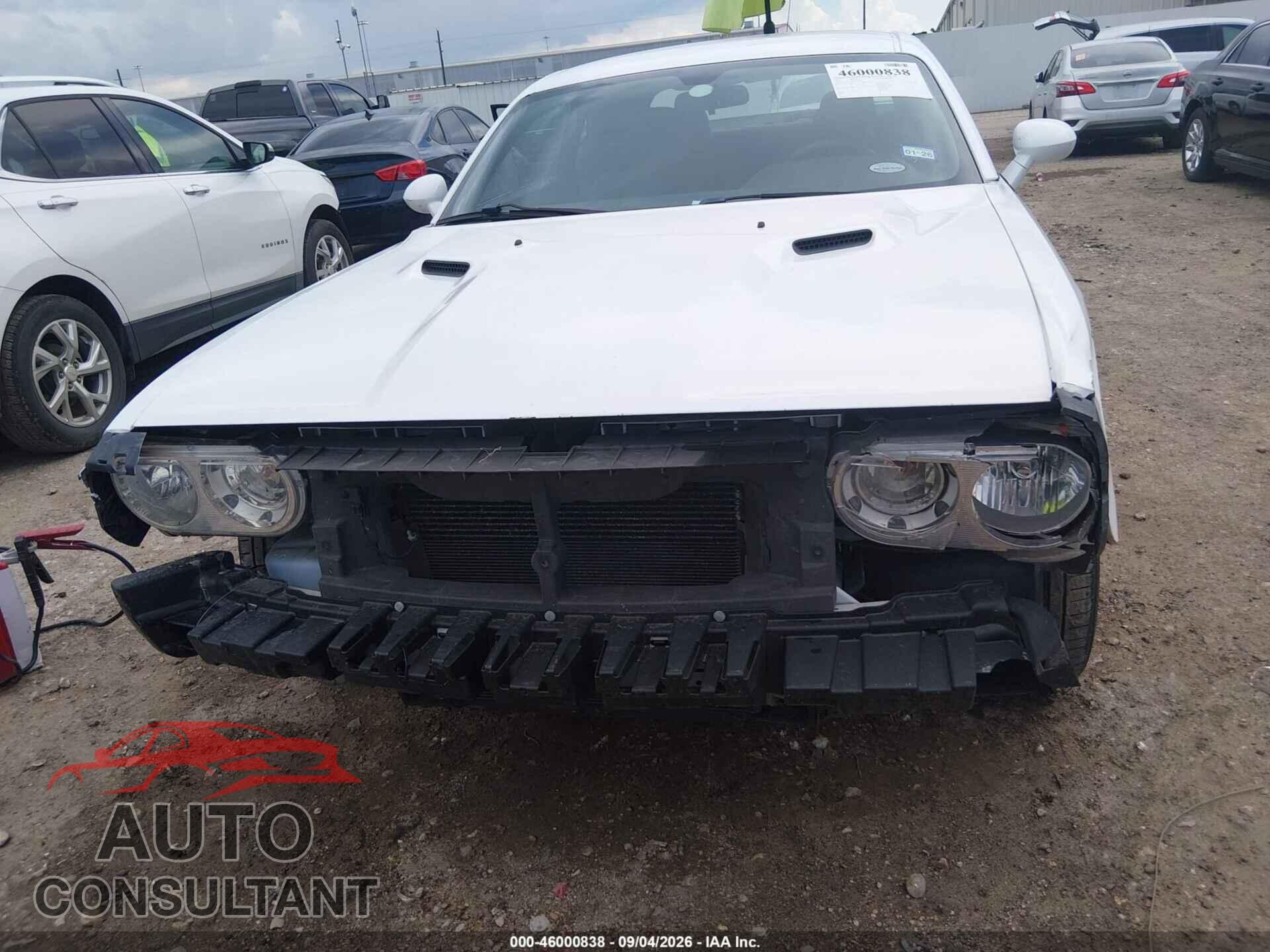 DODGE CHALLENGER 2012 - 2C3CDYAG4CH125180