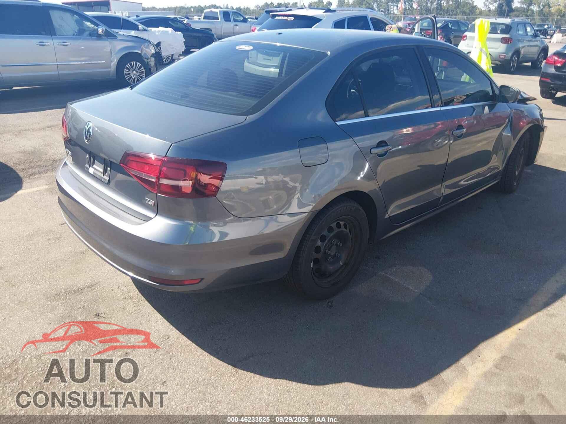 VOLKSWAGEN JETTA 2017 - 3VW2B7AJ3HM404418