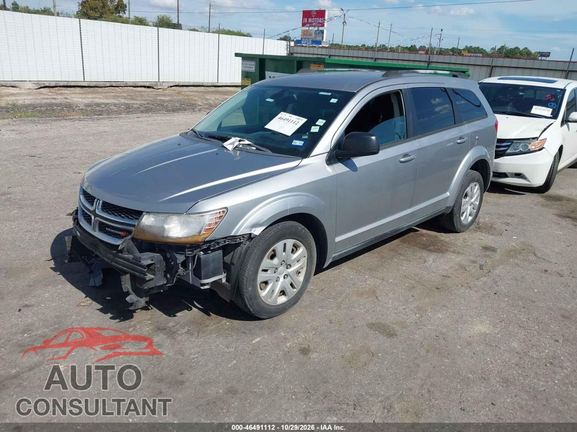 DODGE JOURNEY 2018 - 3C4PDCAB2JT508429