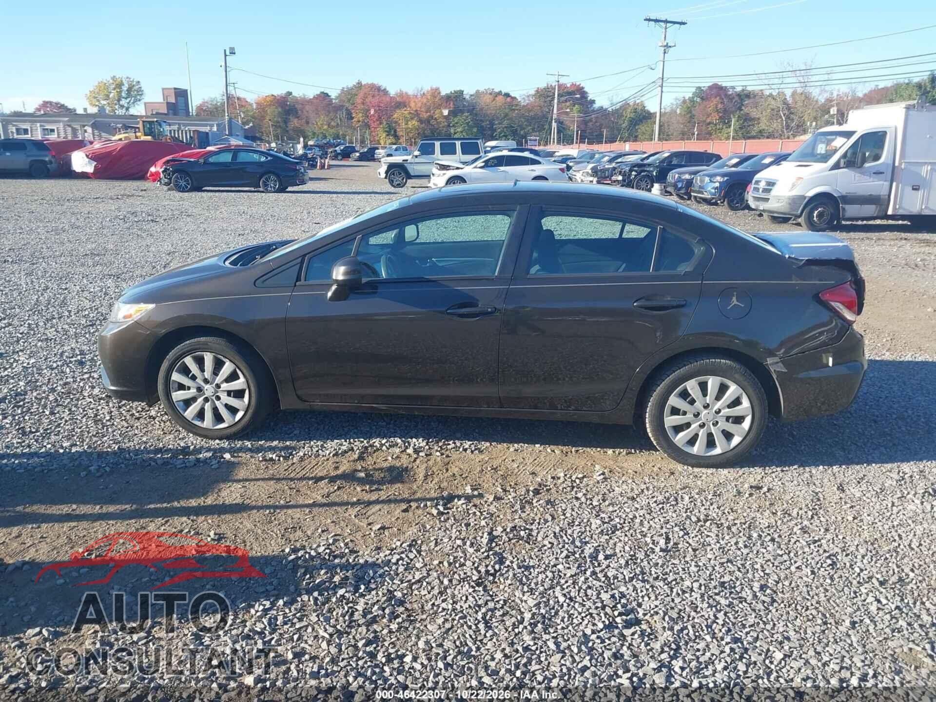 HONDA CIVIC 2013 - 19XFB2F86DE215814