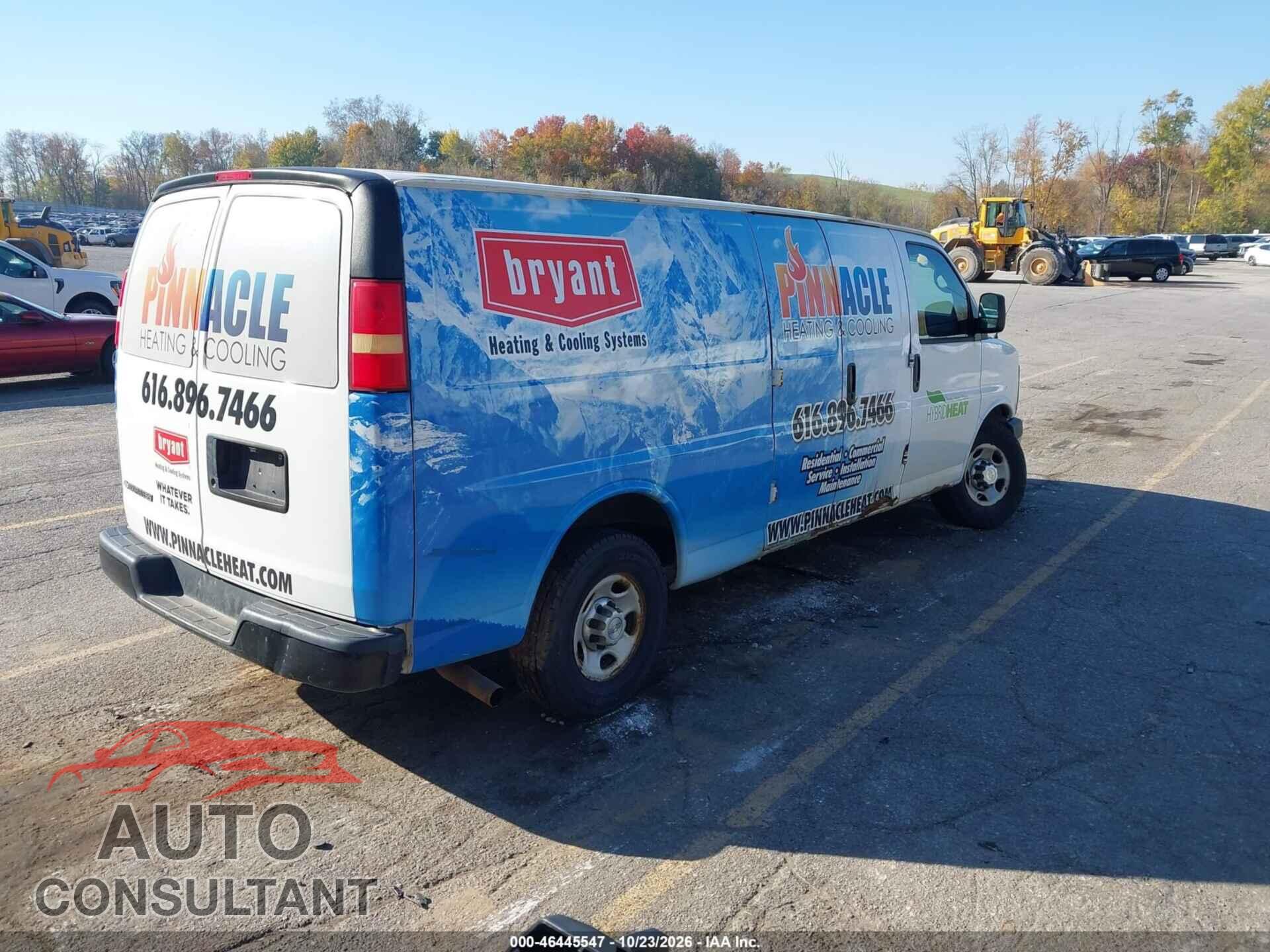 CHEVROLET EXPRESS 2500 2012 - 1GCWGGFAXC1160206