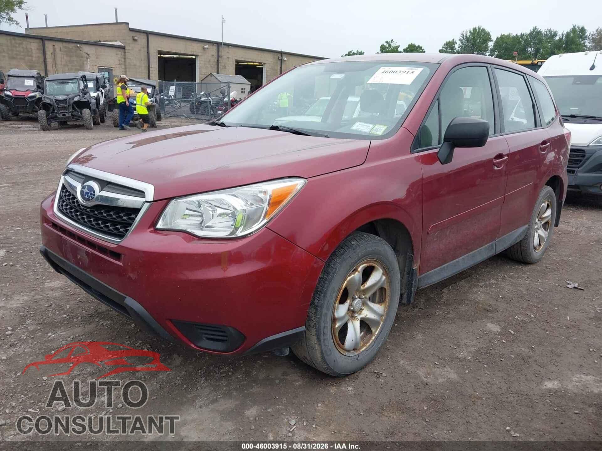 SUBARU FORESTER 2014 - JF2SJAAC8EH417543