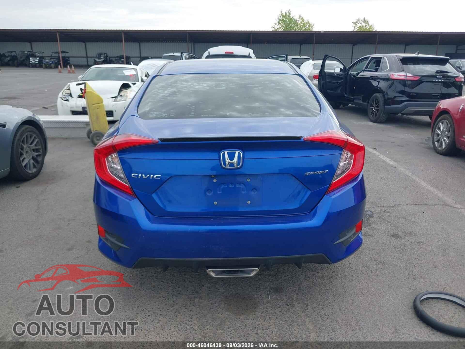 HONDA CIVIC 2020 - 19XFC2F81LE200858