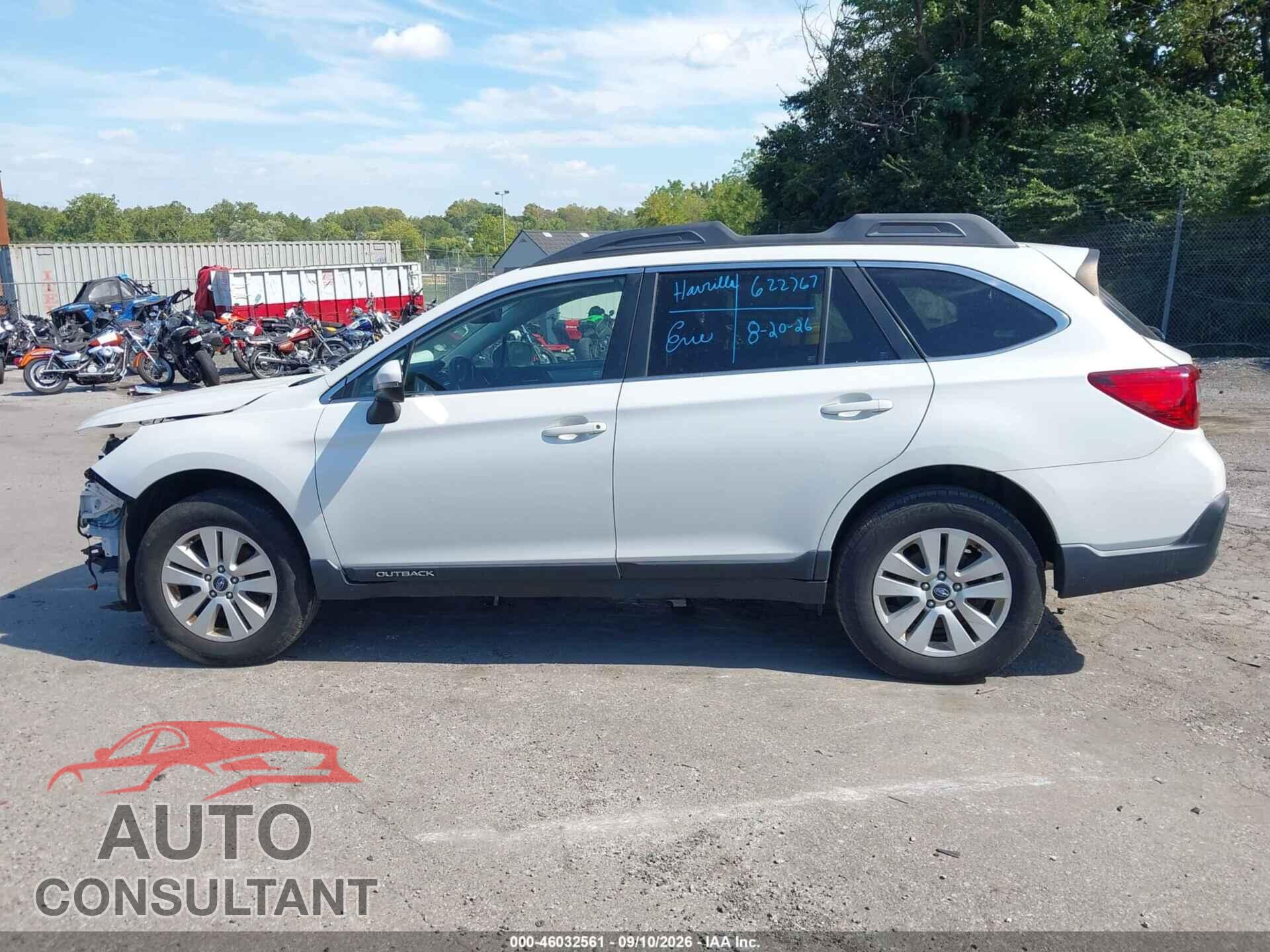 SUBARU OUTBACK 2019 - 4S4BSAFC8K3341654