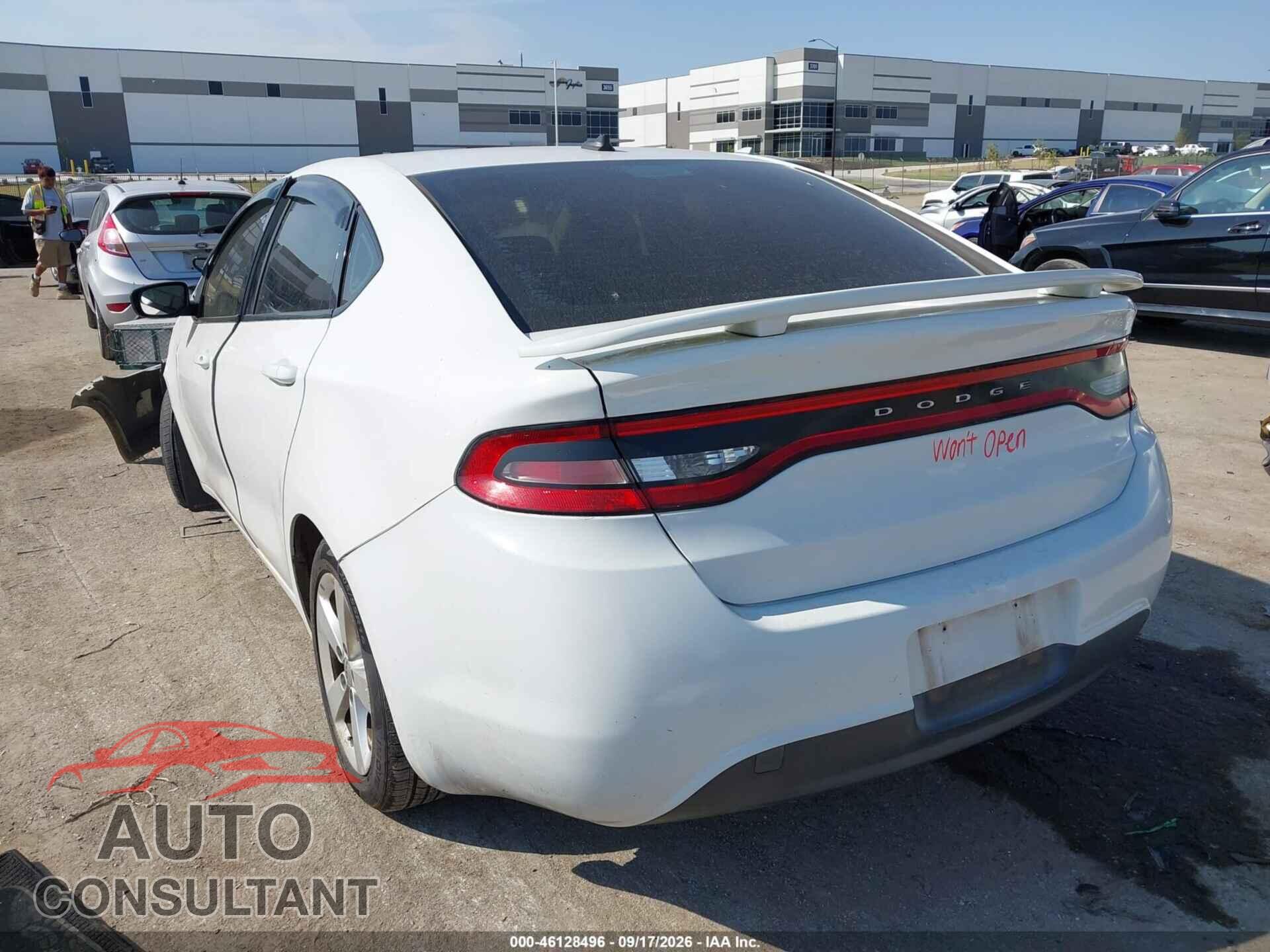 DODGE DART 2016 - 1C3CDFBBXGD689751