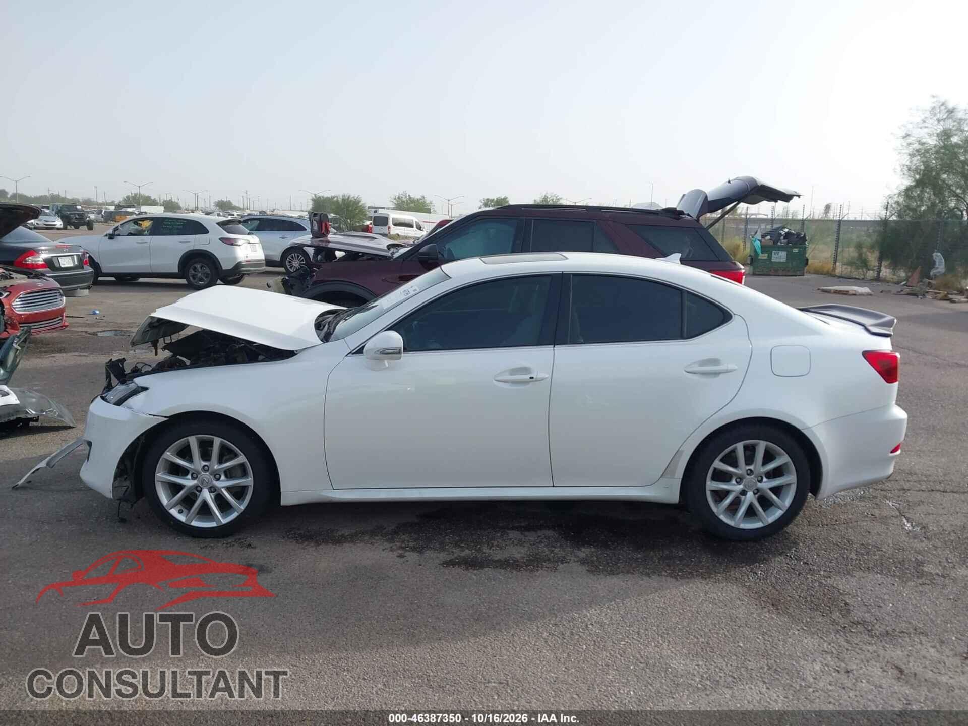 LEXUS IS 250 2012 - JTHBF5C25C5160530
