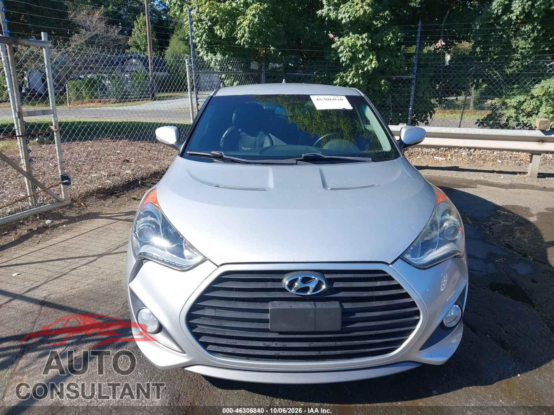 HYUNDAI VELOSTER 2015 - KMHTC6AE6FU244489