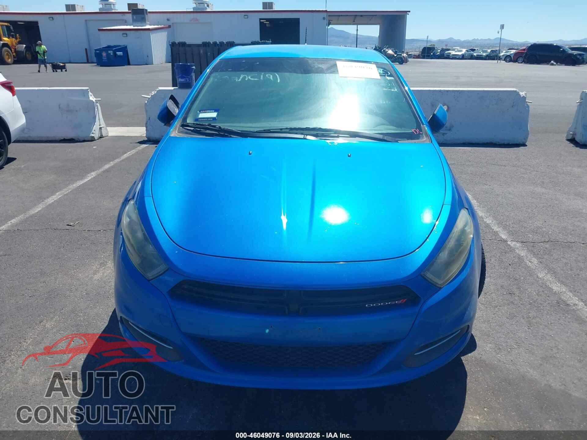 DODGE DART 2015 - 1C3CDFBB3FD277105