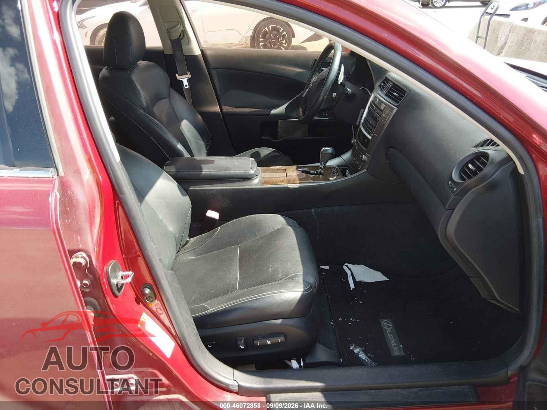 LEXUS IS 250 2009 - JTHBK262995094465