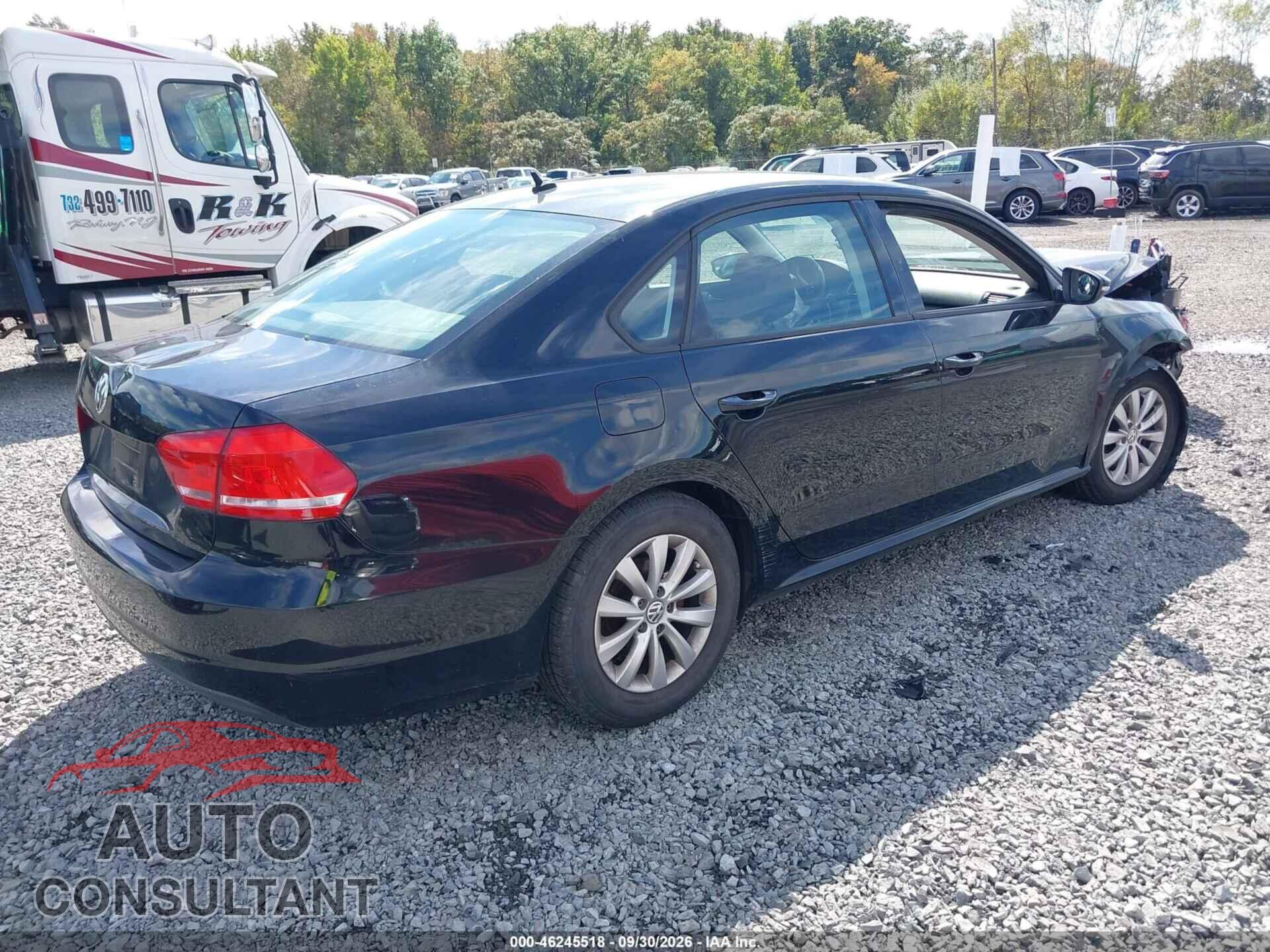 VOLKSWAGEN PASSAT 2012 - 1VWAP7A35CC048482
