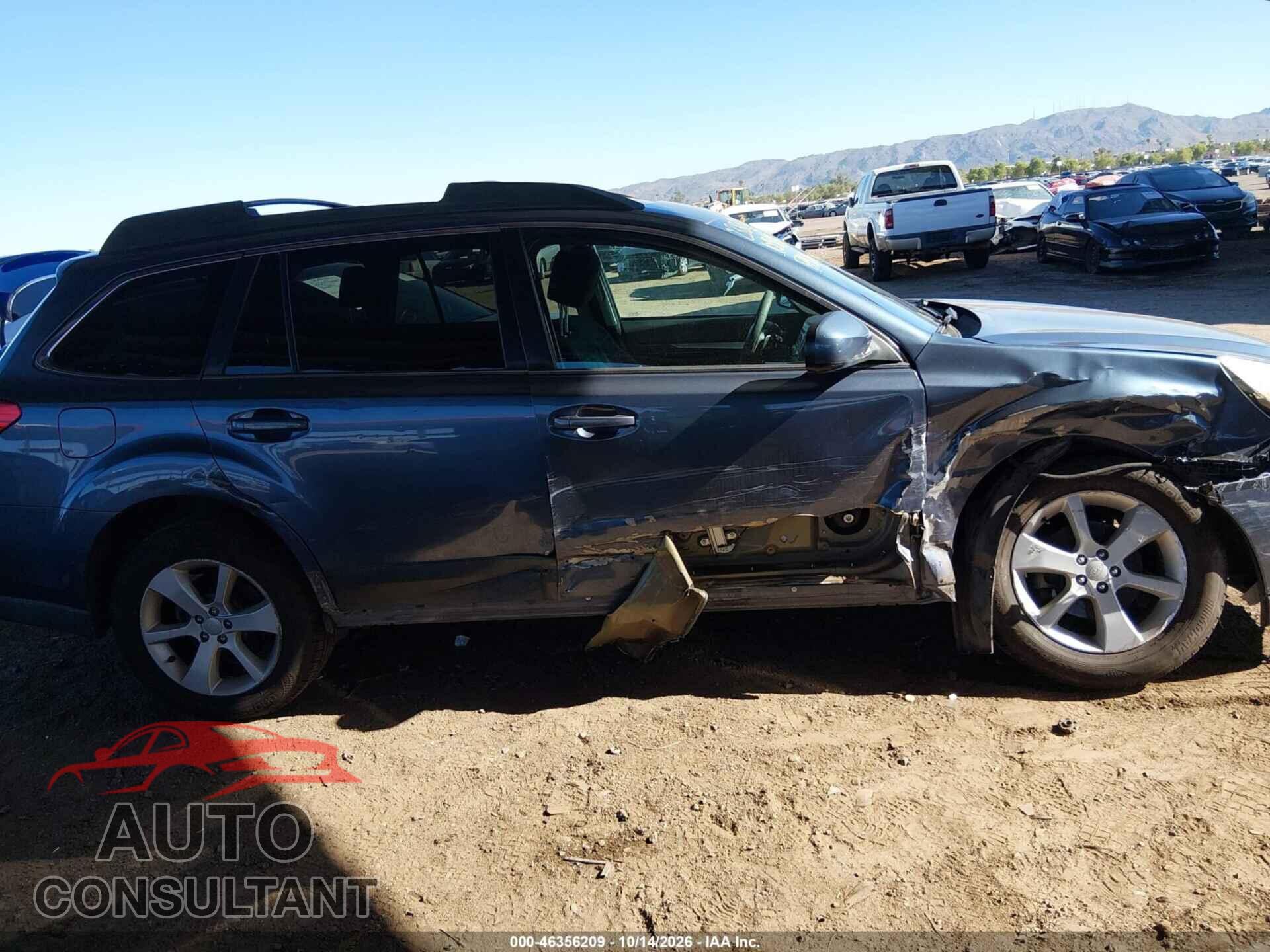 SUBARU OUTBACK 2013 - 4S4BRBGC4D3230148