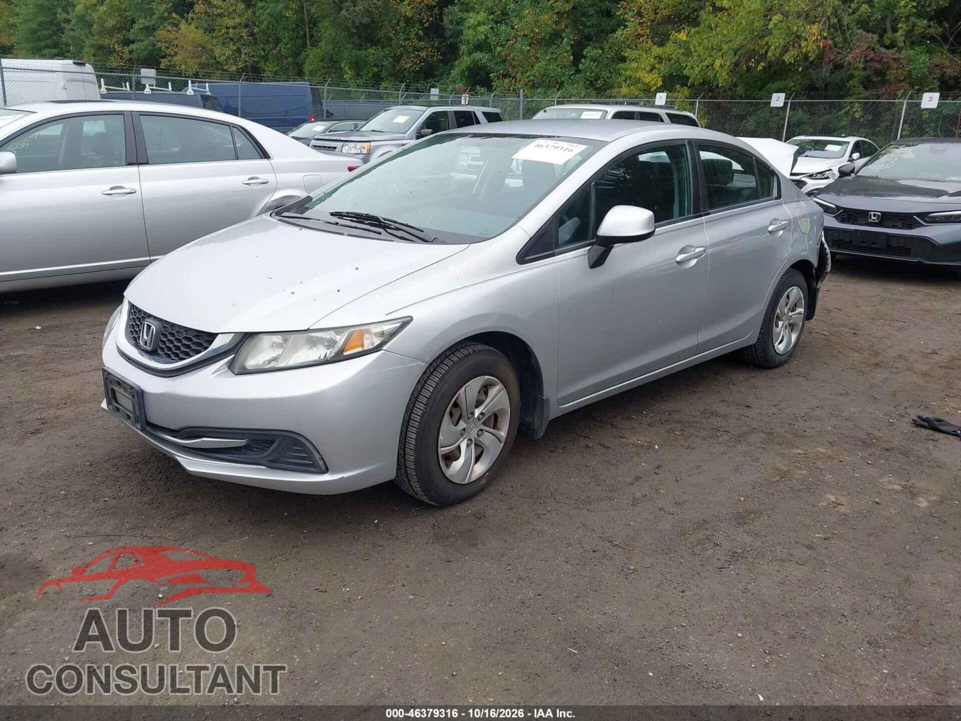 HONDA CIVIC 2013 - 2HGFB2F56DH574110