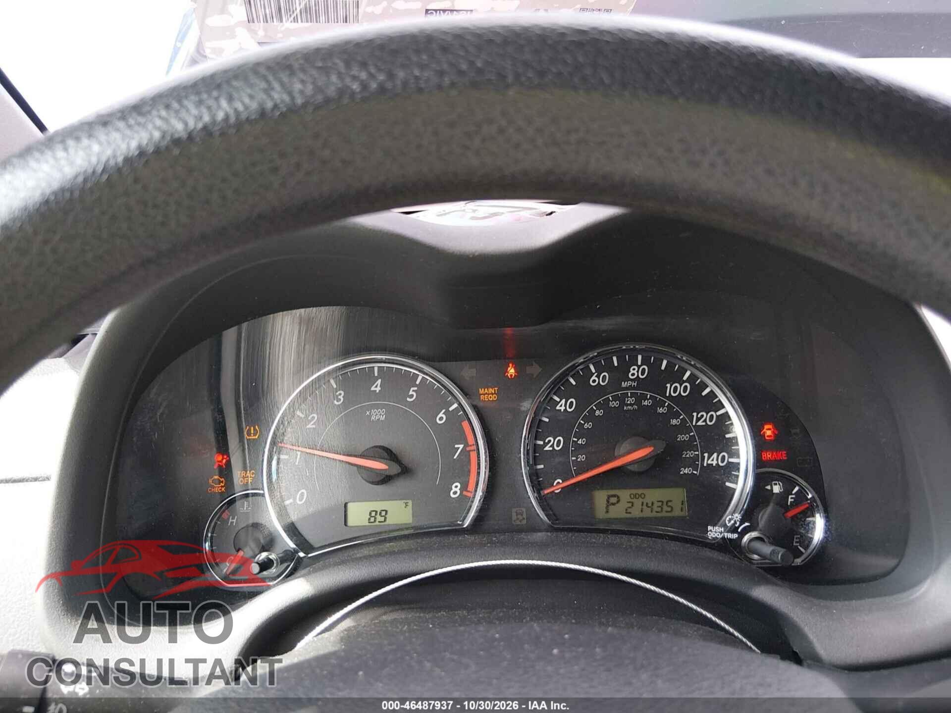 TOYOTA COROLLA 2013 - 5YFBU4EE7DP111407