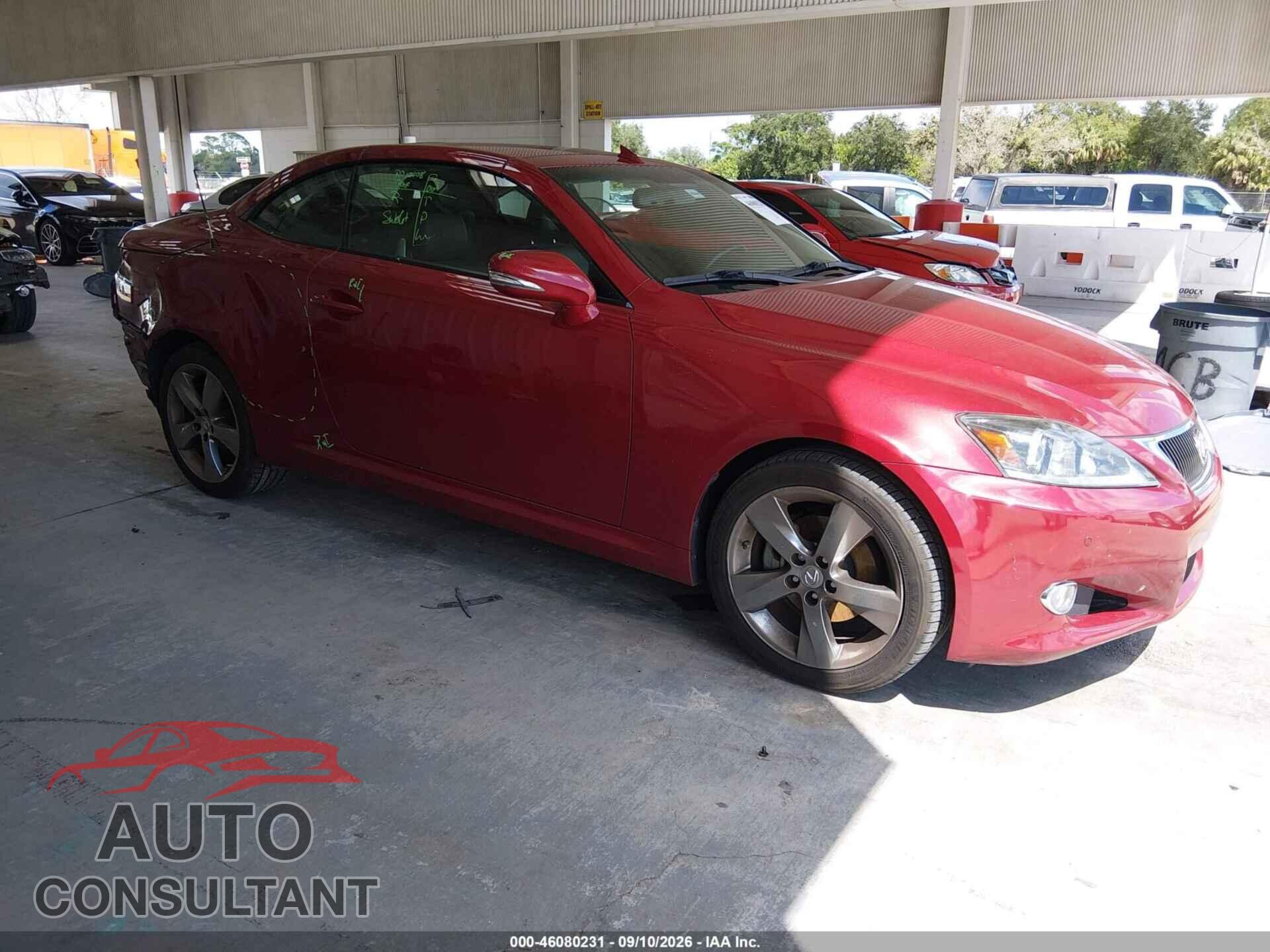 LEXUS IS 250C 2011 - JTHFF2C2XB2517846
