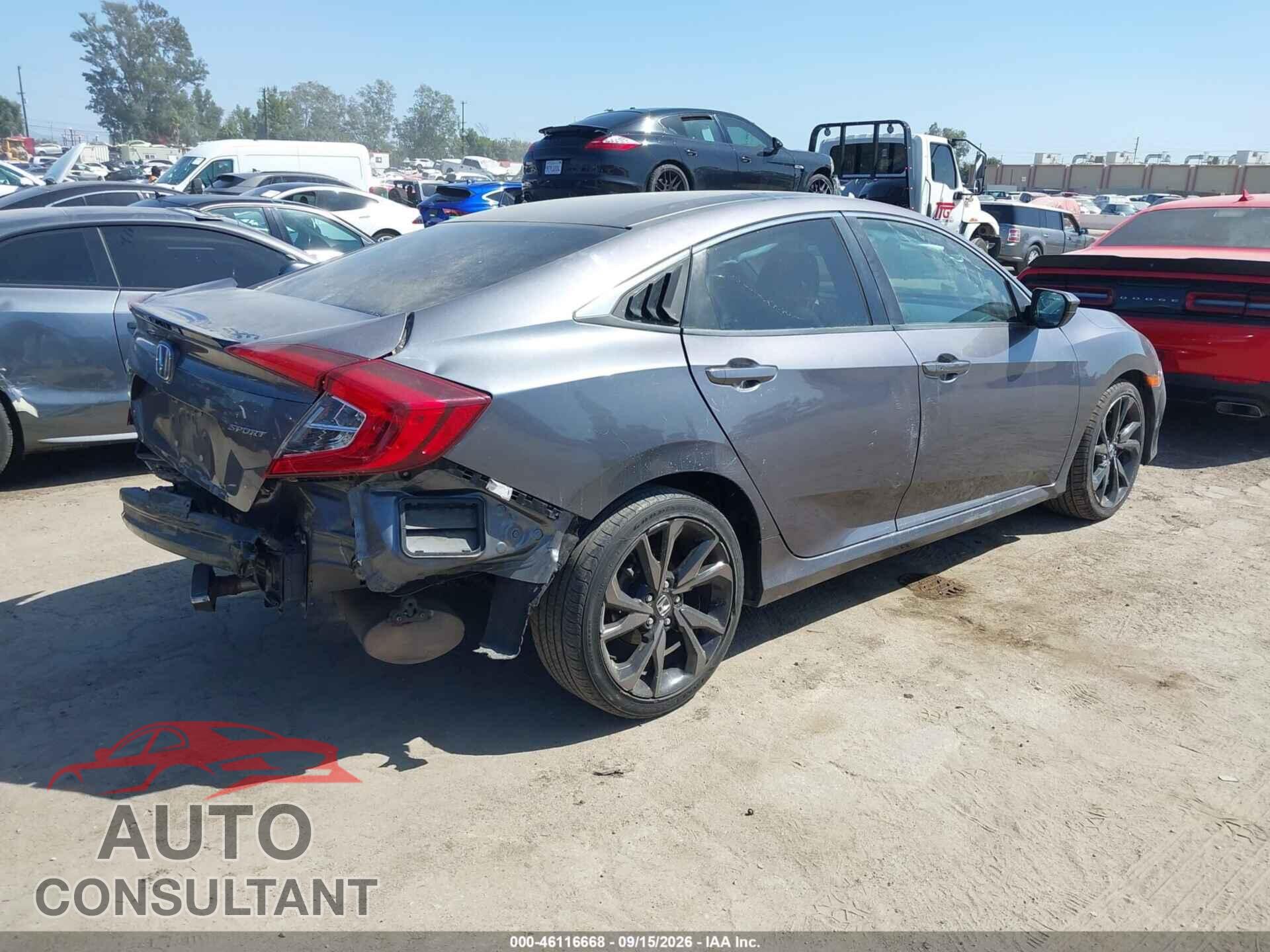 HONDA CIVIC 2020 - 19XFC2F81LE010753