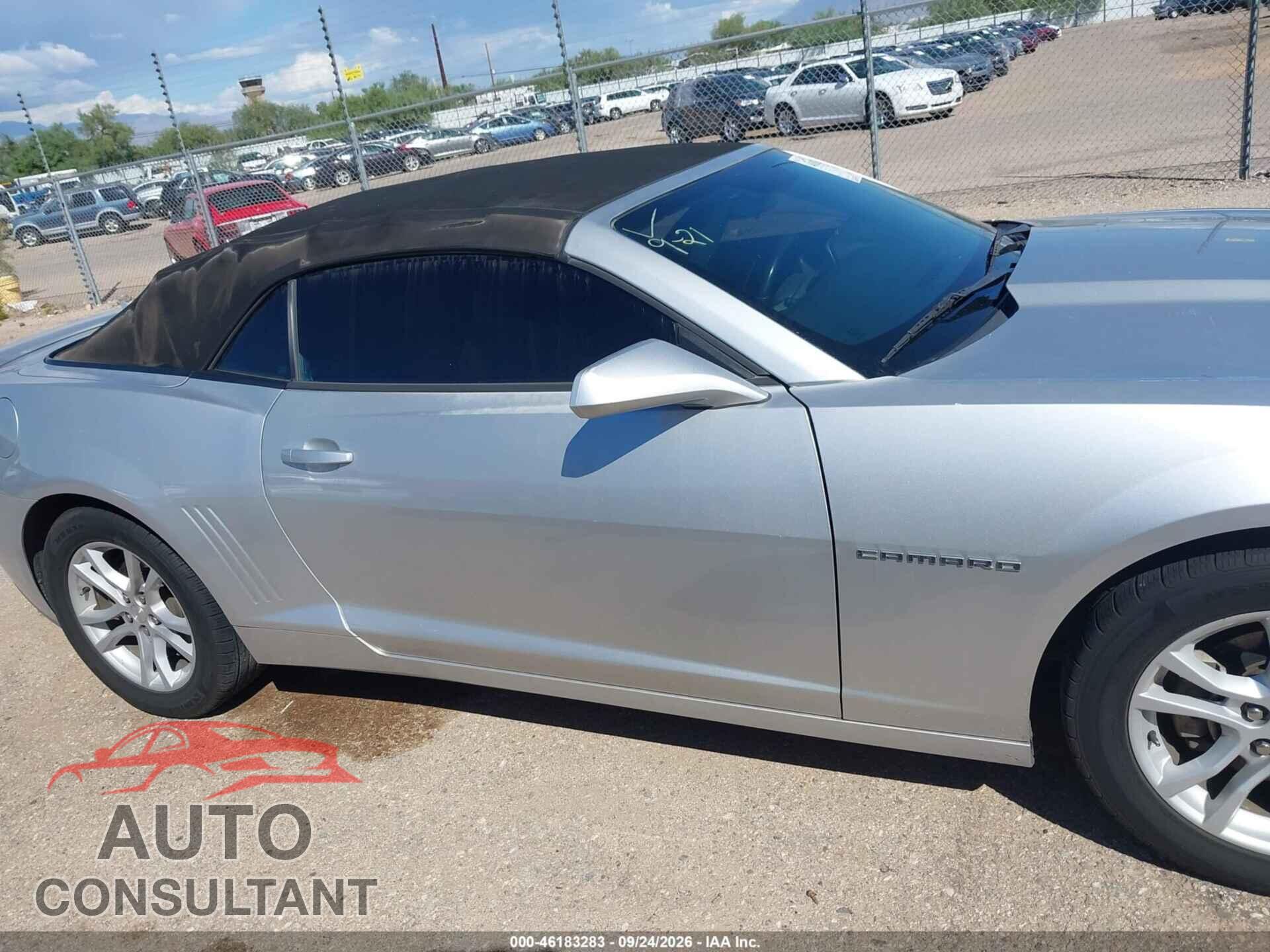 CHEVROLET CAMARO 2015 - 2G1FD3D36F9280275