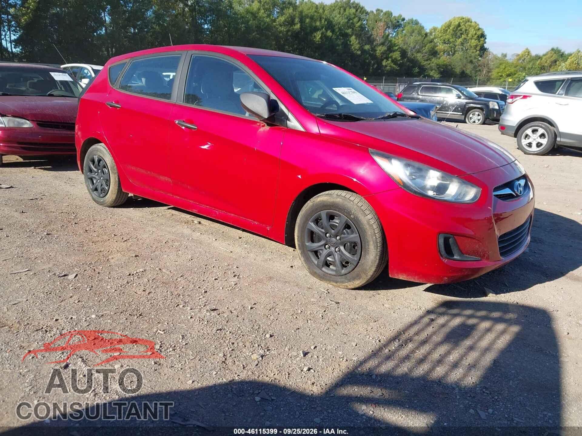 HYUNDAI ACCENT 2013 - KMHCT5AE4DU068744