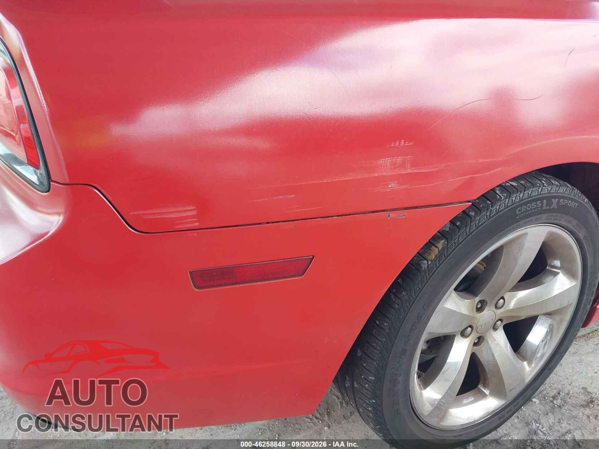 DODGE CHARGER 2012 - 2C3CDXHG9CH282297