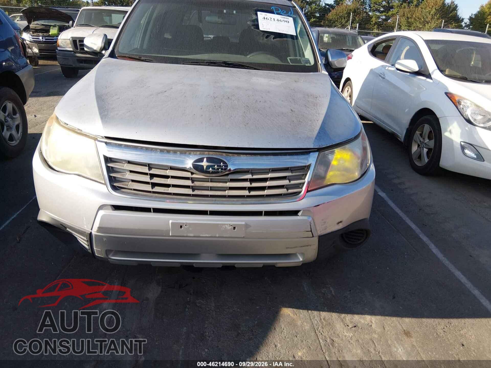 SUBARU FORESTER 2010 - JF2SH6CC0AH796036