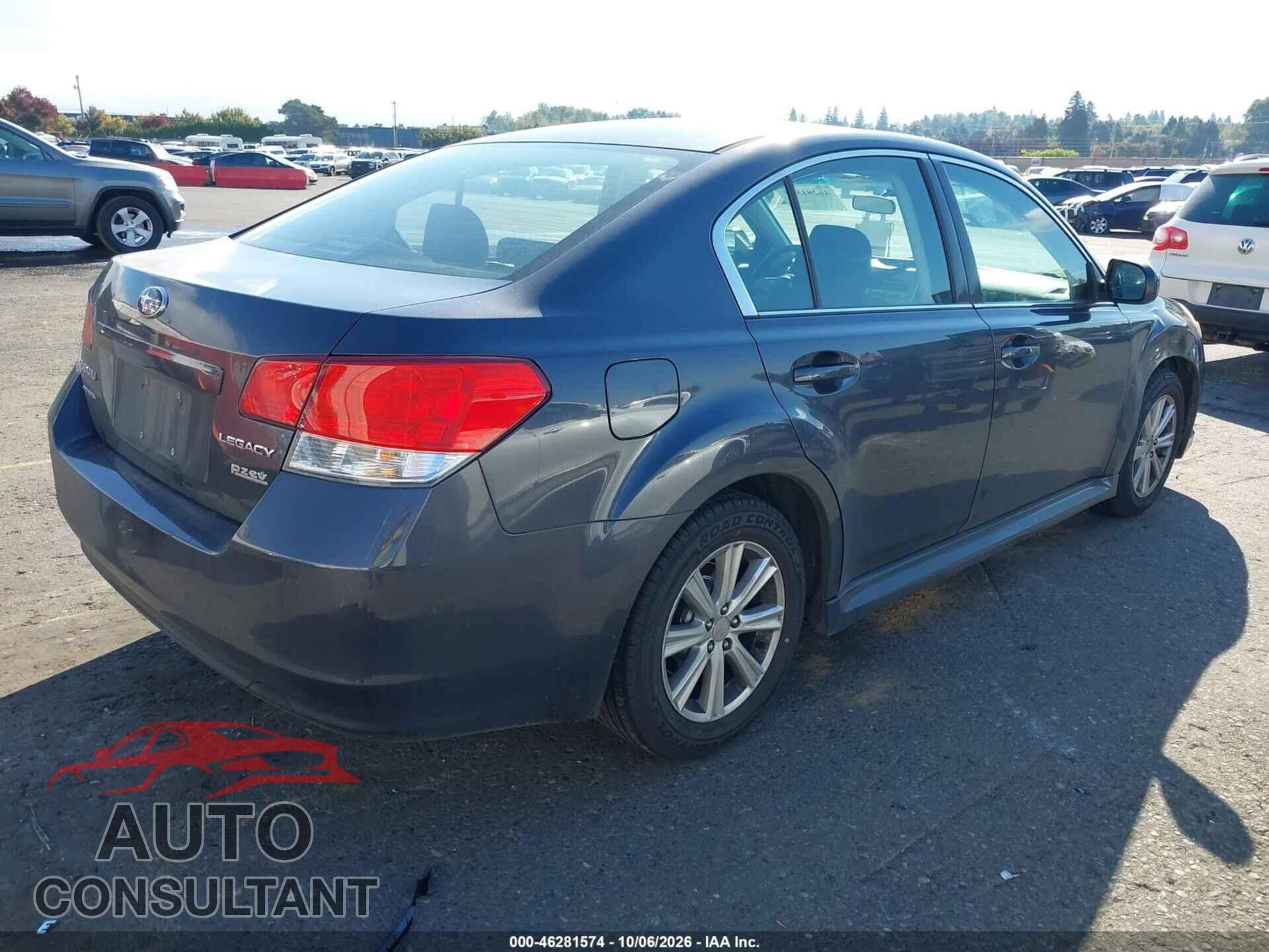 SUBARU LEGACY 2011 - 4S3BMBC61B3214795