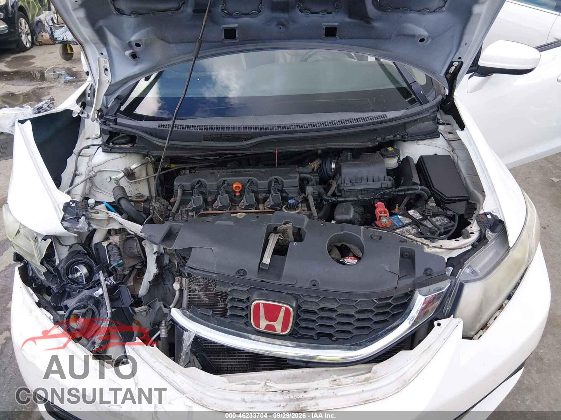 HONDA CIVIC 2014 - 19XFB2F92EE219319