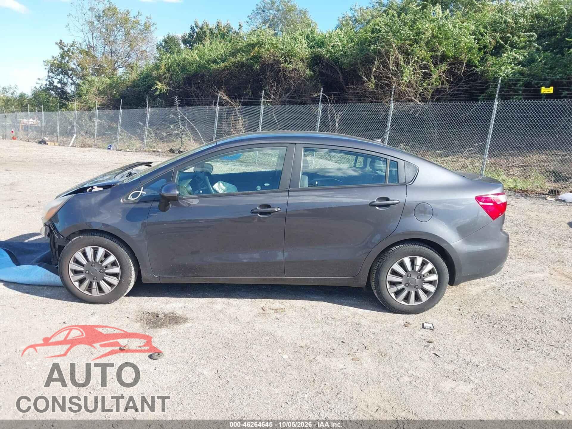 KIA RIO 2013 - KNADN4A32D6128968