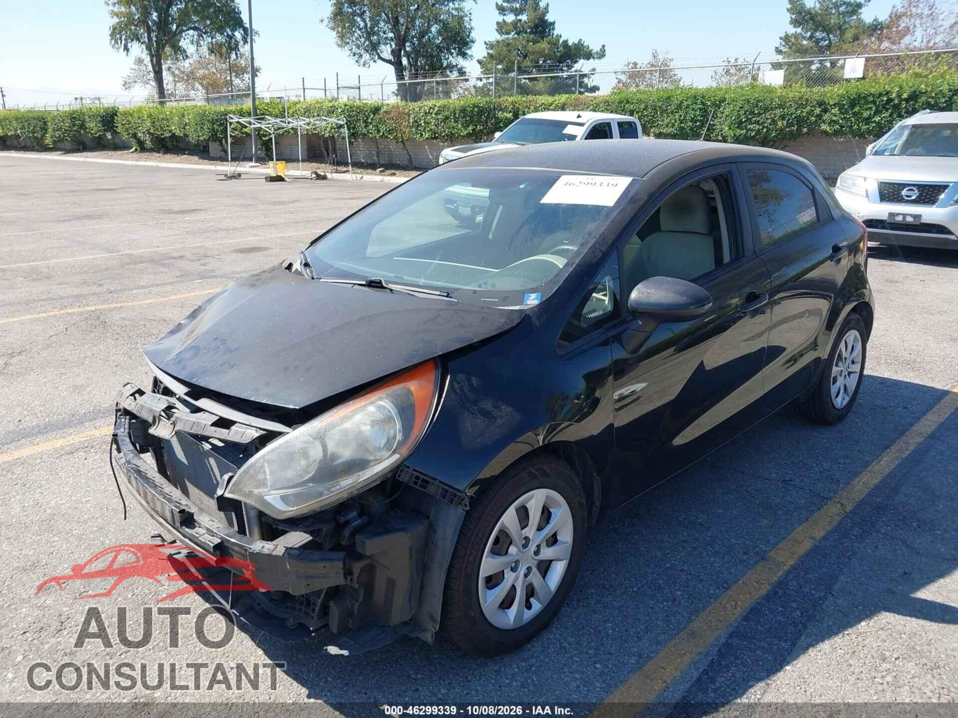 KIA RIO 2013 - KNADM5A39D6099820