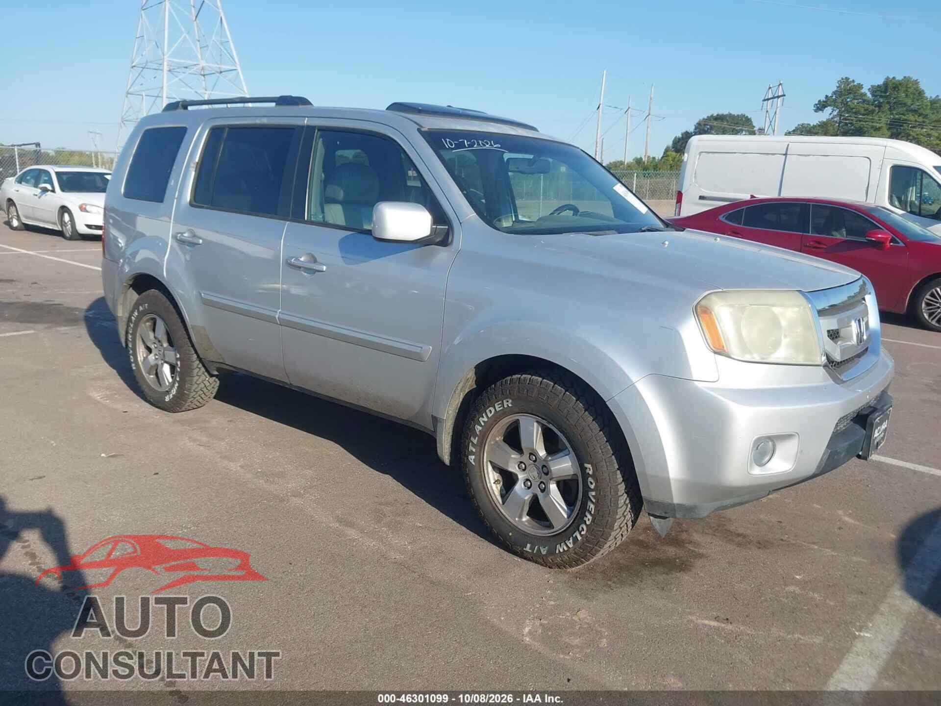 HONDA PILOT 2009 - 5FNYF38579B015922