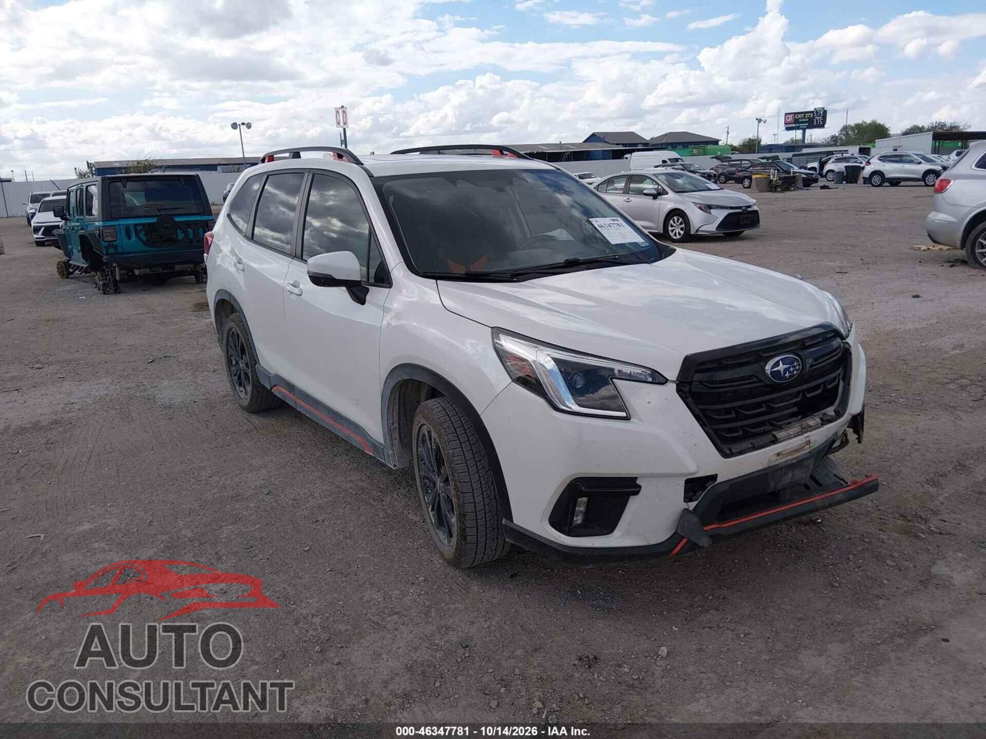 SUBARU FORESTER 2023 - JF2SKAJCXPH403420