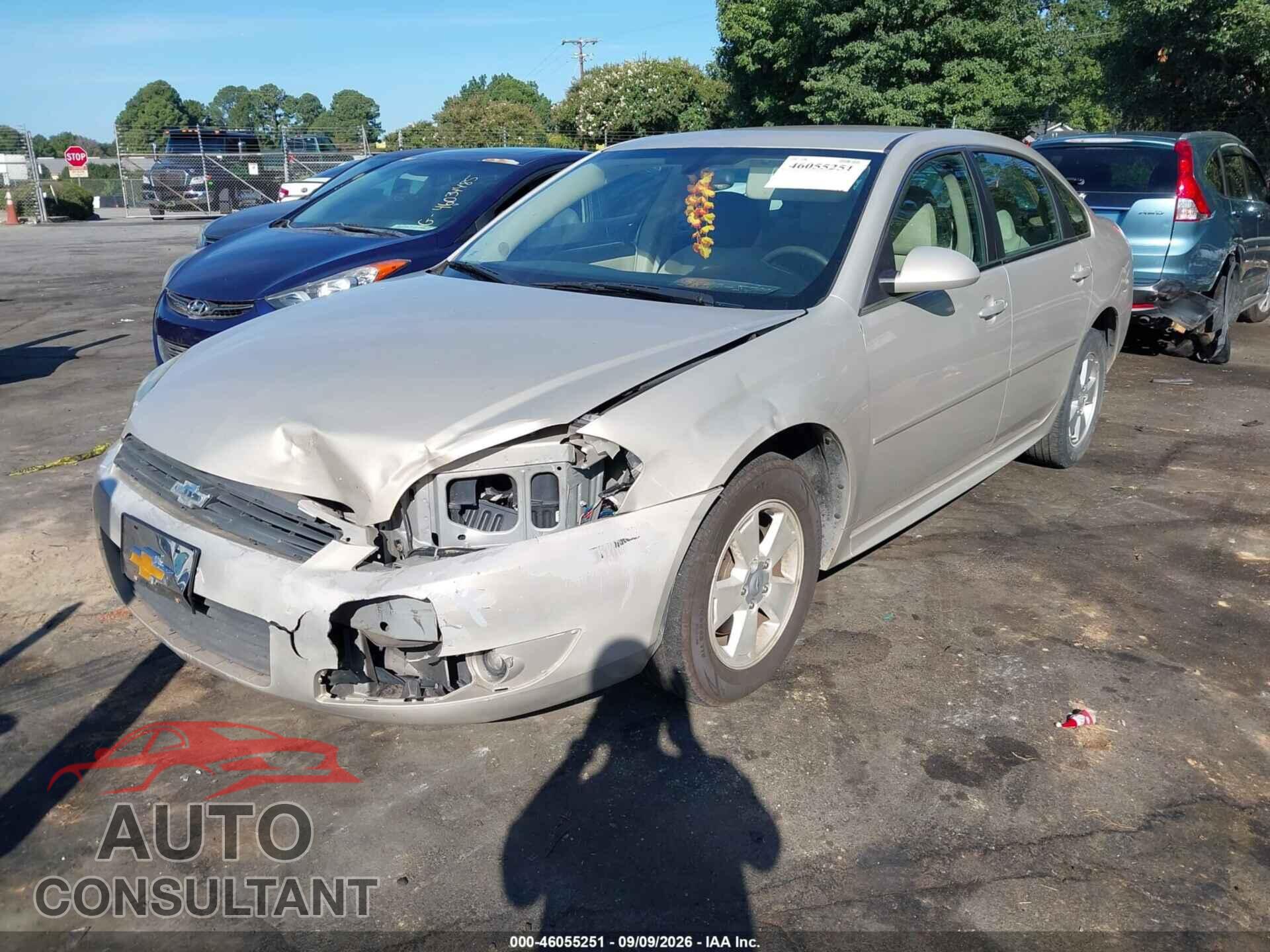 CHEVROLET IMPALA 2011 - 2G1WG5EK8B1154663