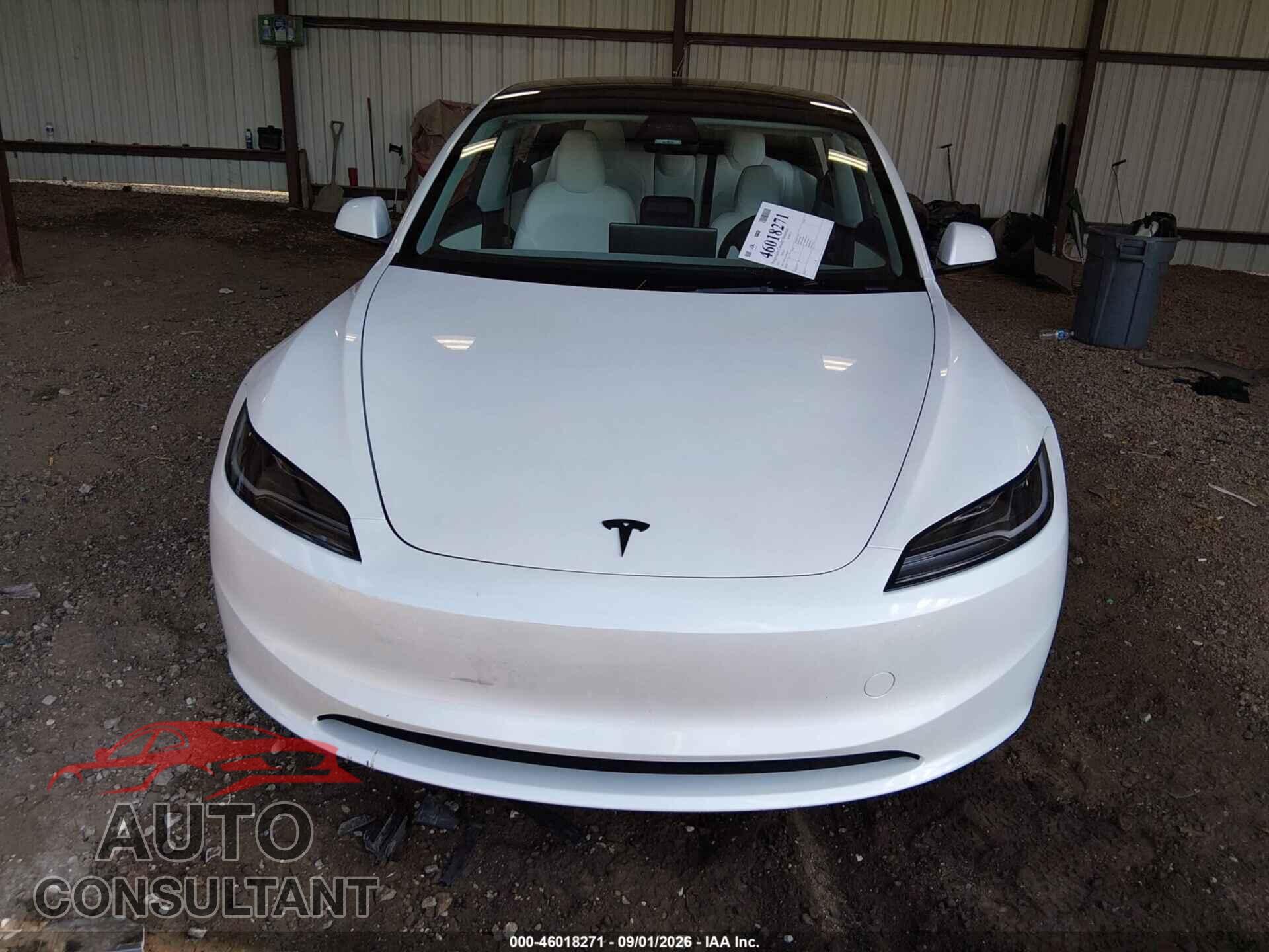 TESLA MODEL 3 2025 - 5YJ3E1EA2SF900070