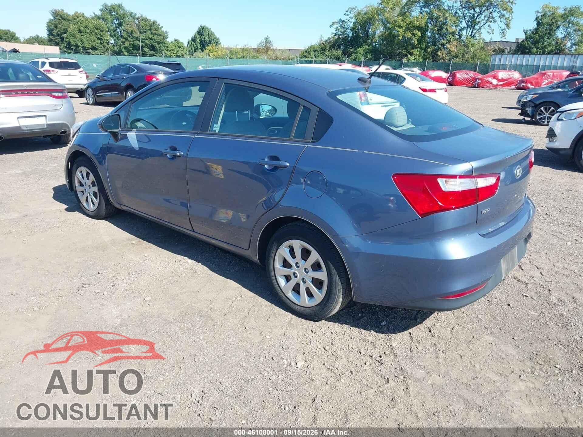 KIA RIO 2016 - KNADM4A33G6659314