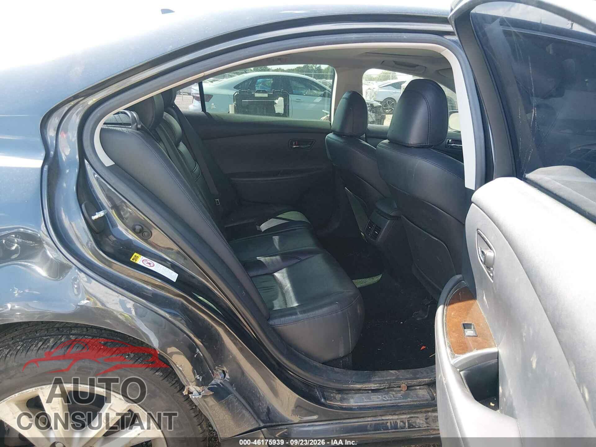 LEXUS ES 350 2010 - JTHBK1EG3A2390336