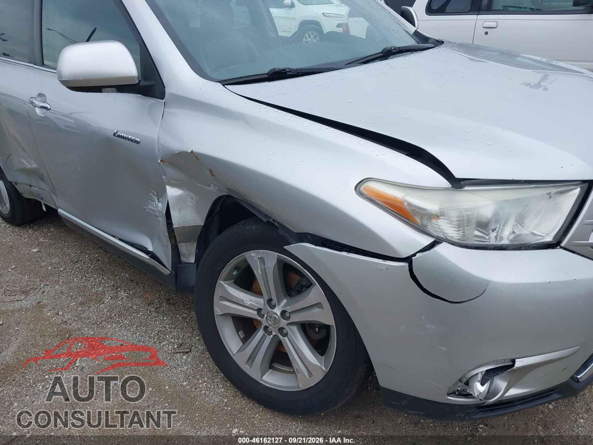 TOYOTA HIGHLANDER 2012 - 5TDDK3EH3CS109596