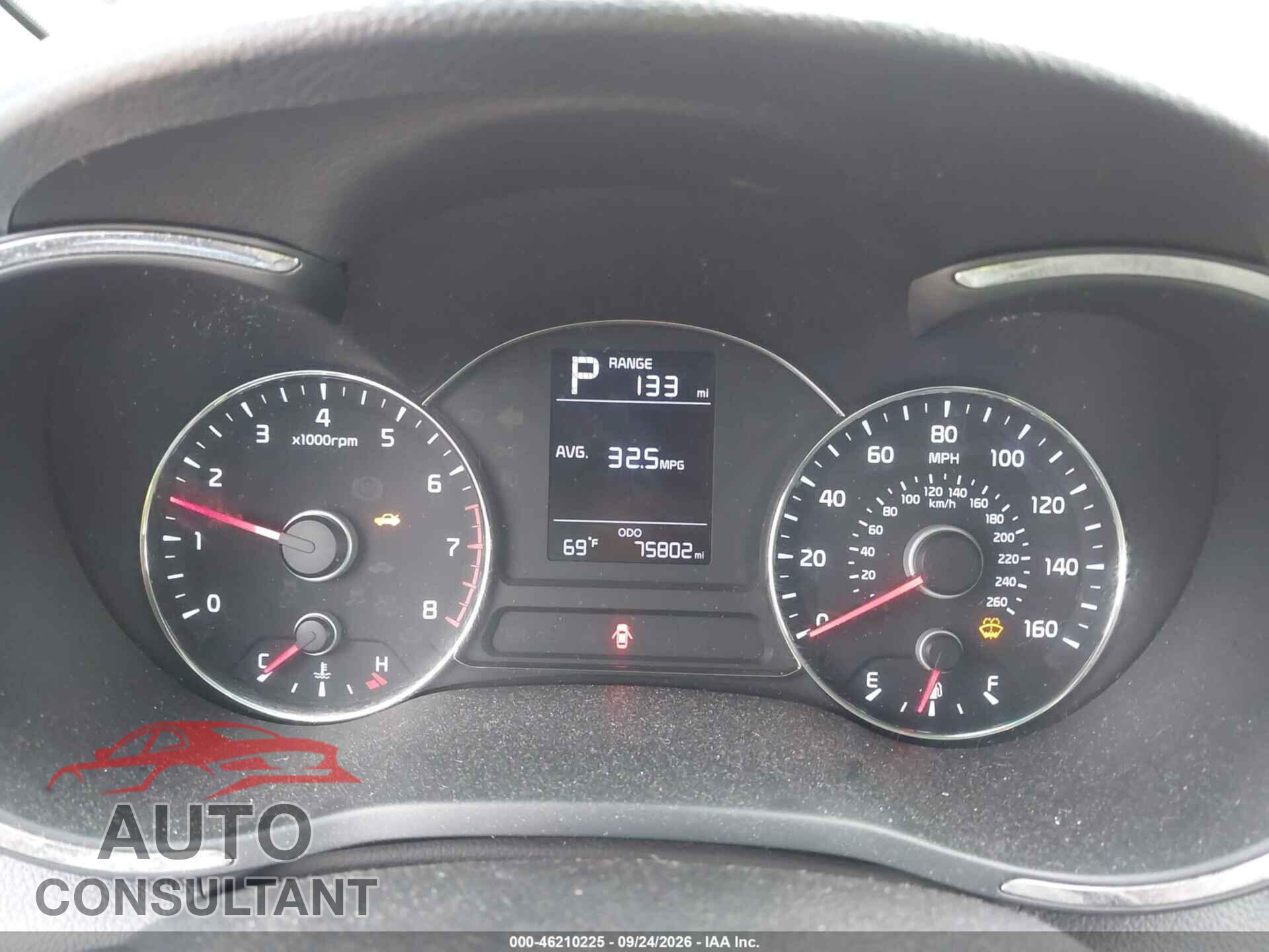KIA FORTE 2017 - 3KPFK4A75HE067901