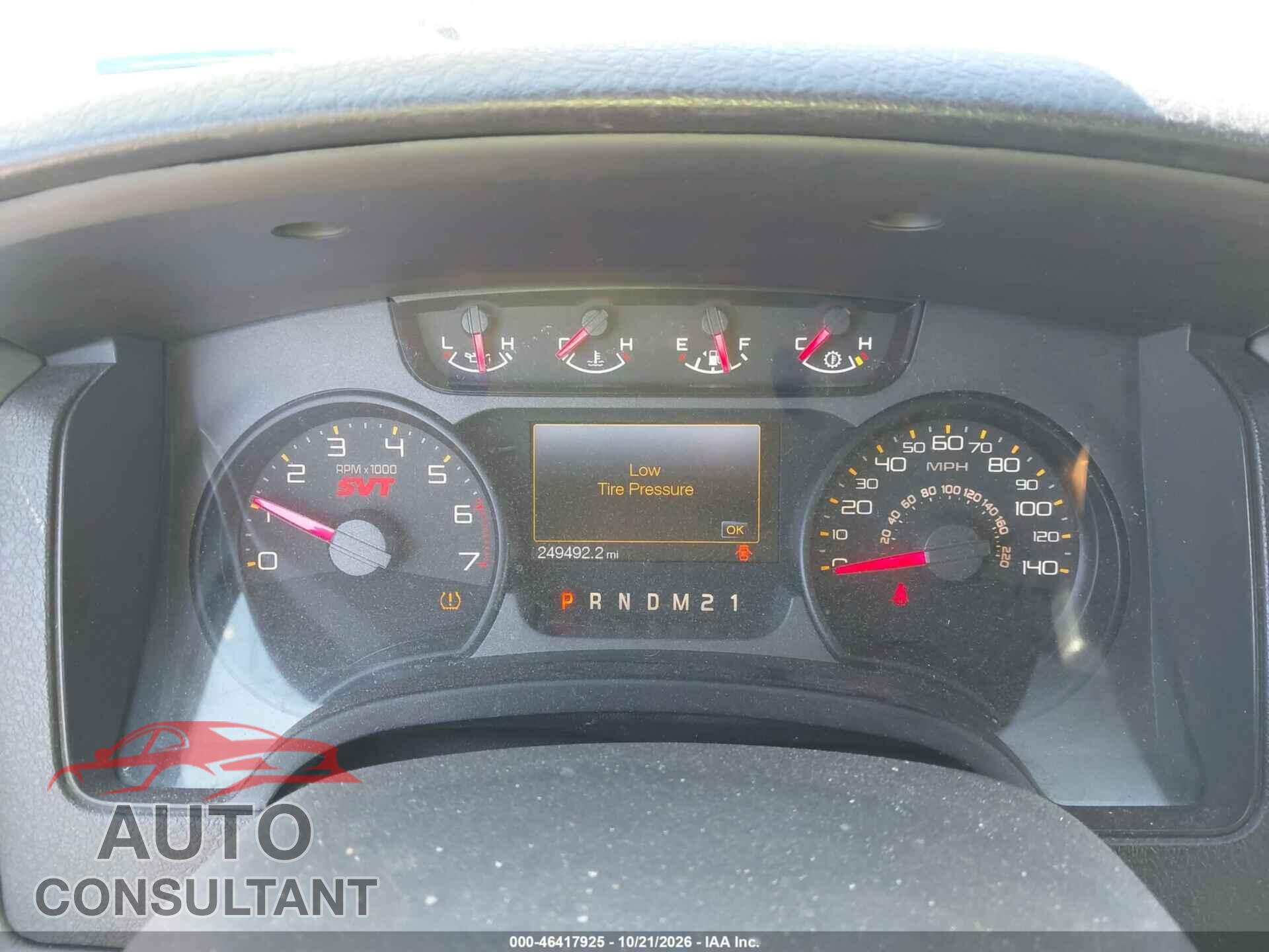 FORD F-150 2013 - 1FTFW1R65DFB66720