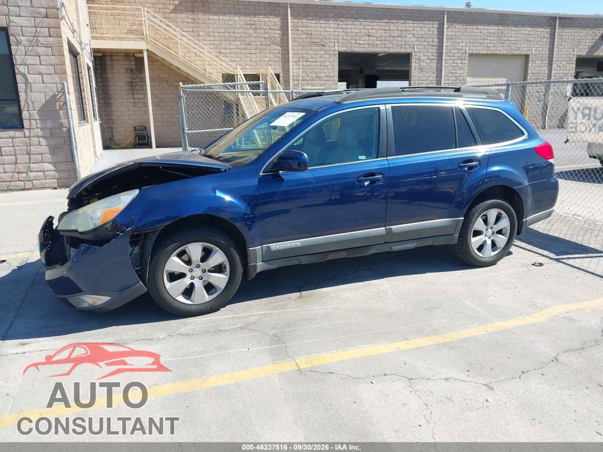 SUBARU OUTBACK 2010 - 4S4BRBLC4A3311295