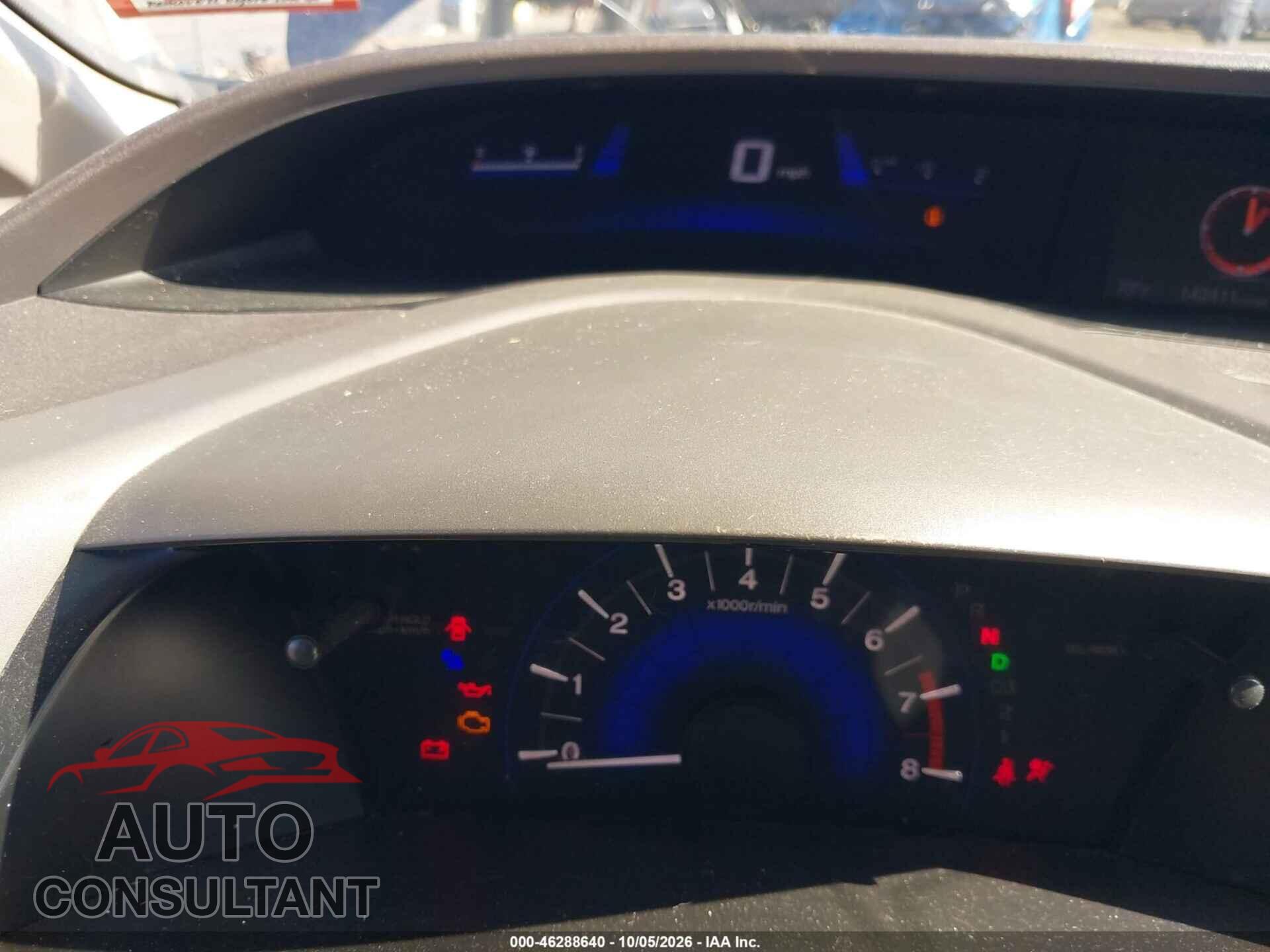 HONDA CIVIC 2012 - 19XFB2F89CE325819