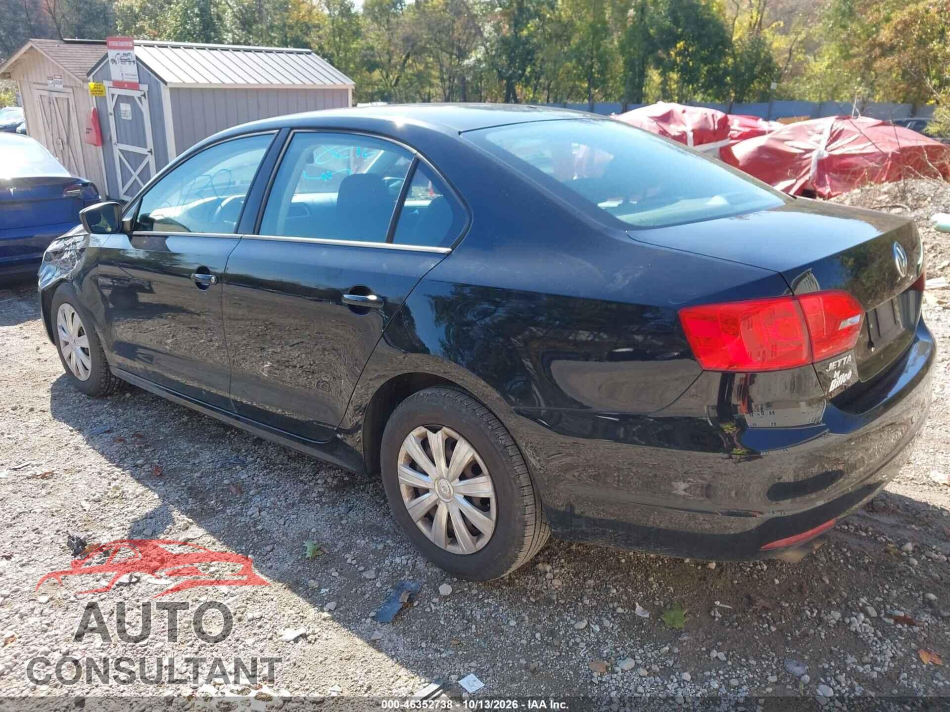 VOLKSWAGEN JETTA 2012 - 3VW2K7AJ0CM423422